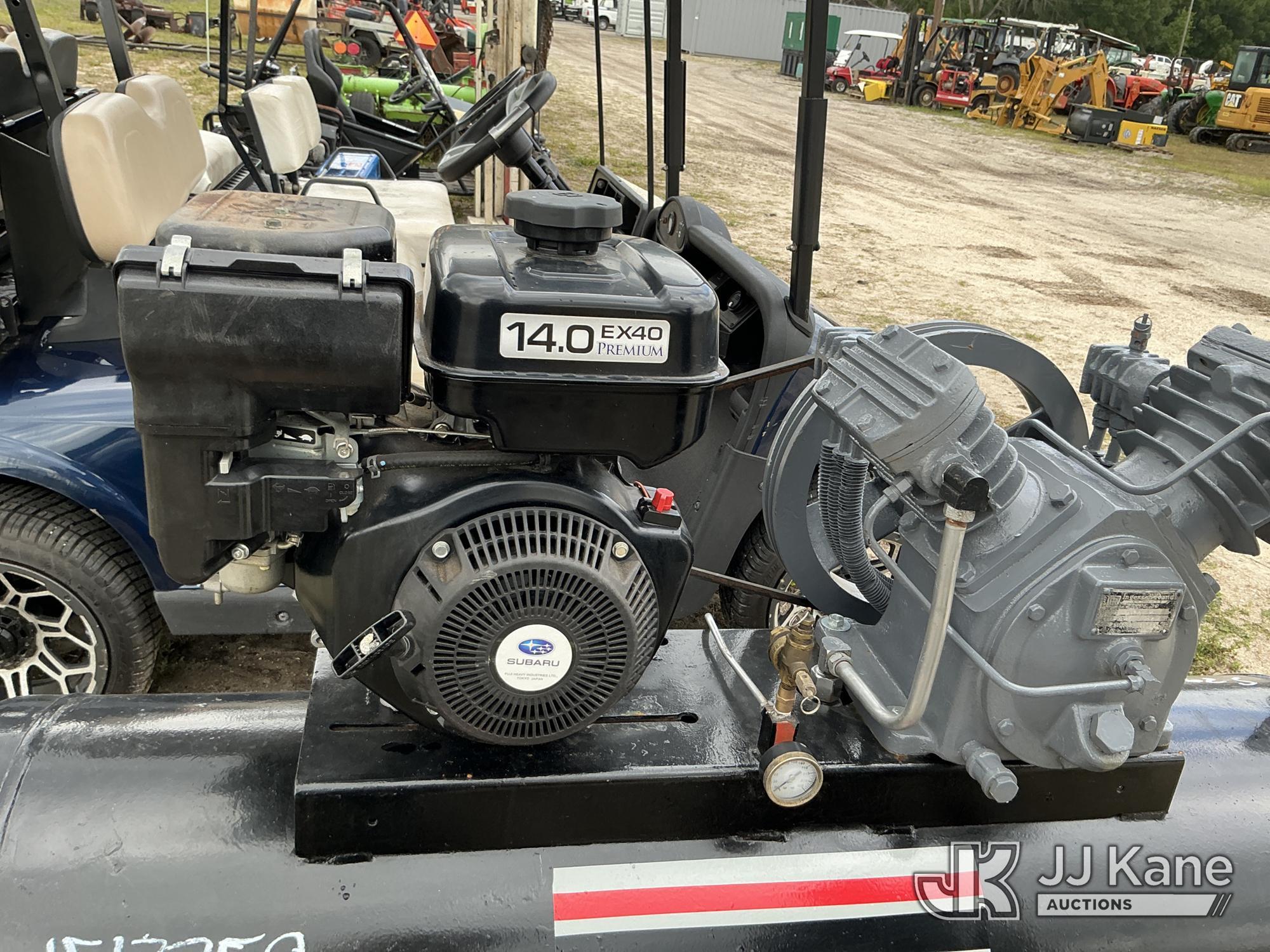 (Tampa, FL) Ingersoll Rand Gas Powered Air Compressor (Not Running Not Running, Condition Unknown) (