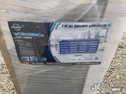(Villa Rica, GA) 2025 7ft Workbench with 20 Drawers (New/Unused) NOTE: This unit is being sold AS IS