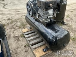 (Tampa, FL) Ingersoll Rand Gas Powered Air Compressor (Not Running Not Running, Condition Unknown) (