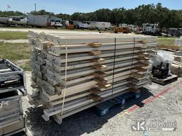 (Tampa, FL) Lot of (77) 99in Tear Drop Beams (Condition Unknown) (Used) NOTE: This unit is being sol