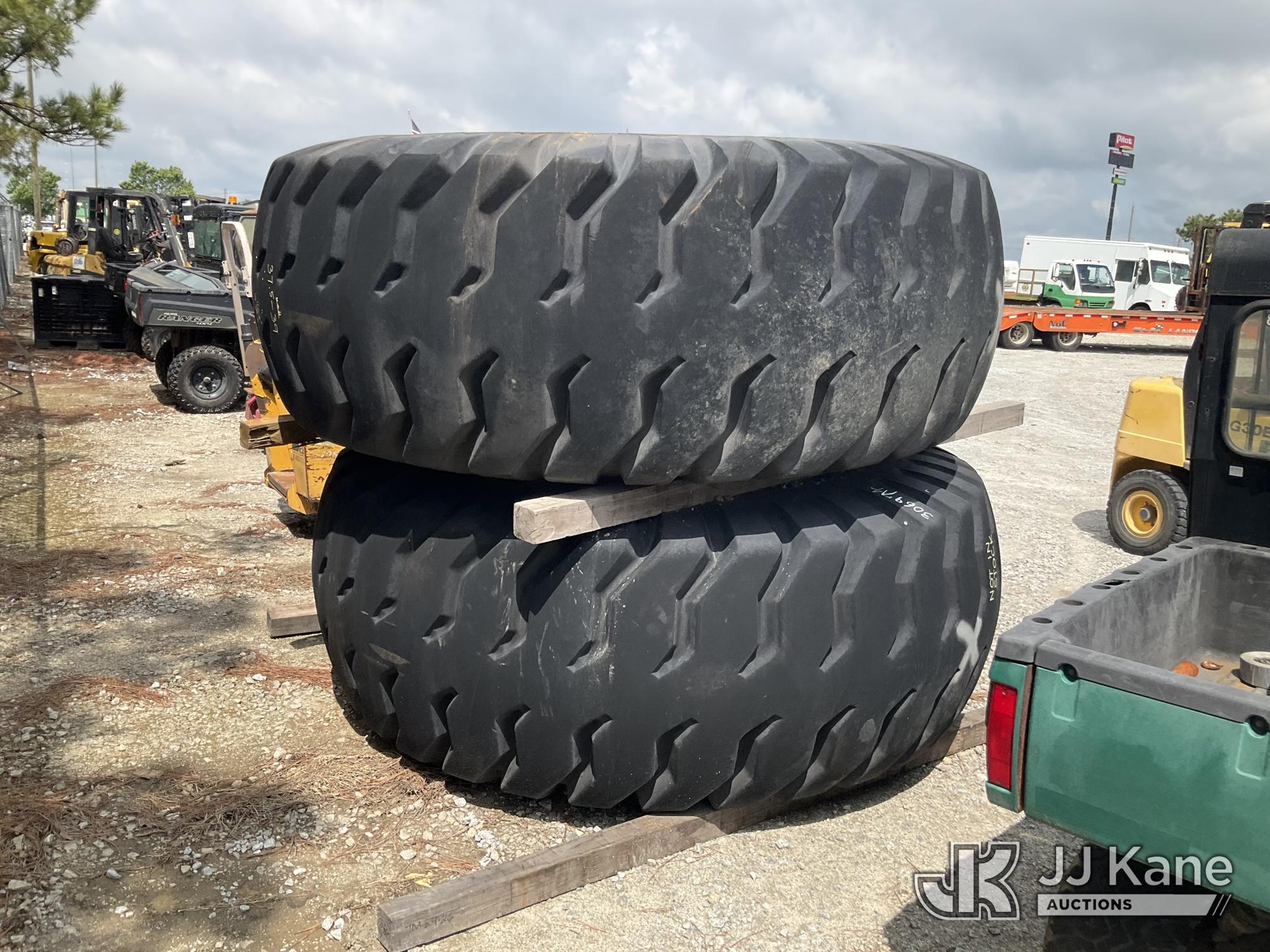 (Villa Rica, GA) (2) Used Goodyear 37.5-39 Tires (GA Power Unit) (Condition Unknown ) NOTE: This uni