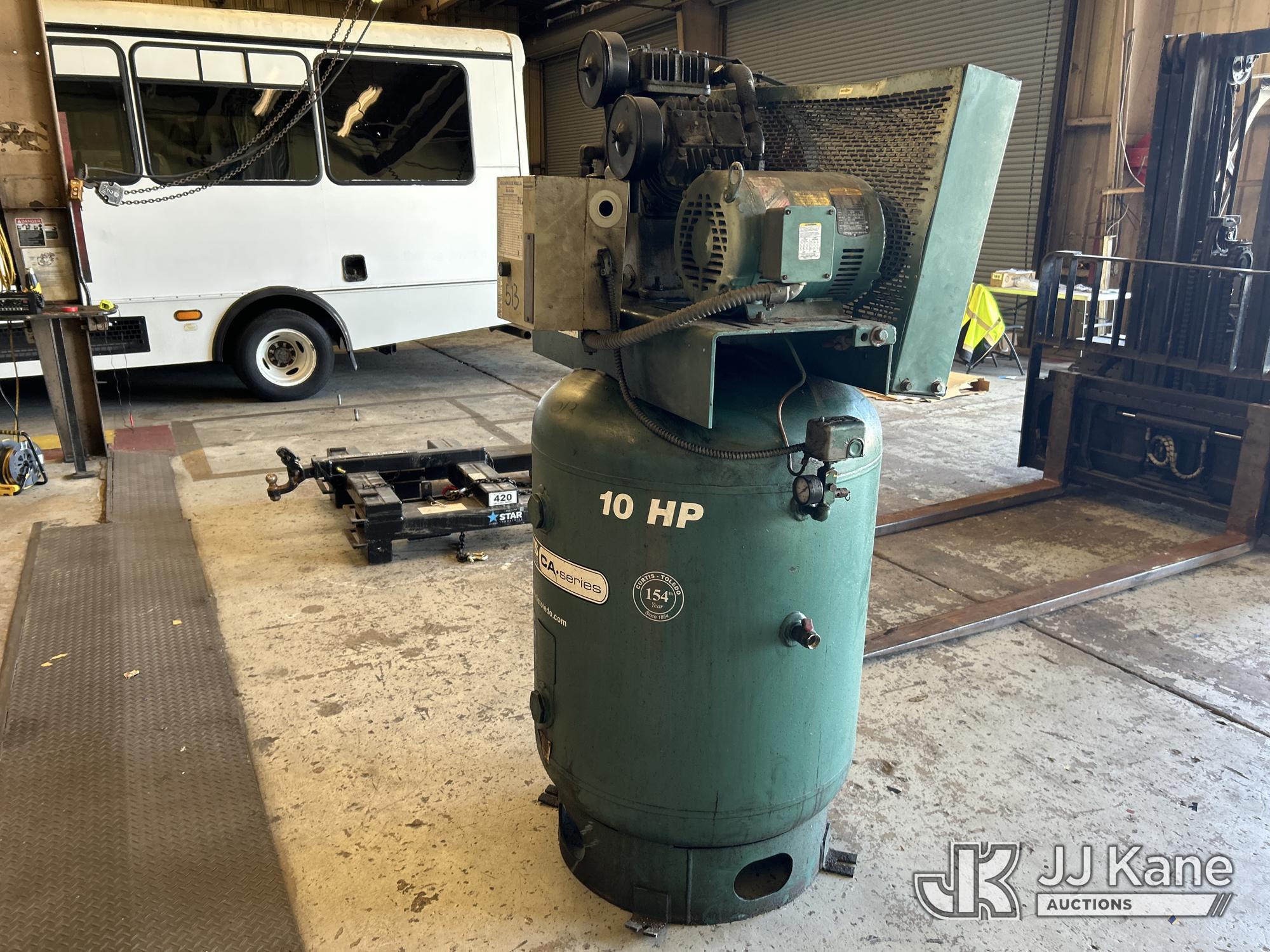 (West Palm Beach, FL) (1) Curtis Vertical Air Compressor (Used Used, (Seller States Unit Operates)