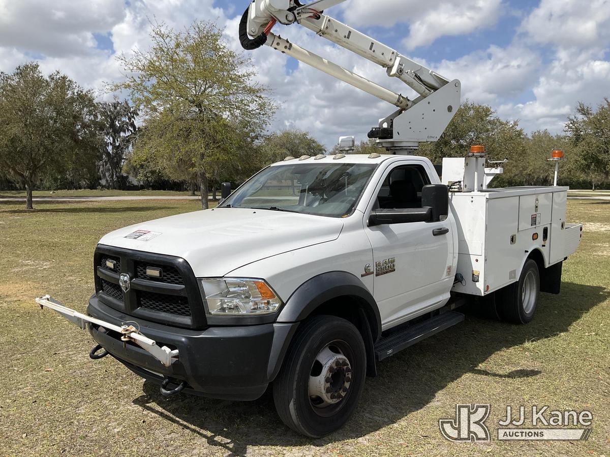 (Ocala, FL) Altec AT37G, Articulating & Telescopic Bucket Truck mounted behind cab on 2014 RAM 5500