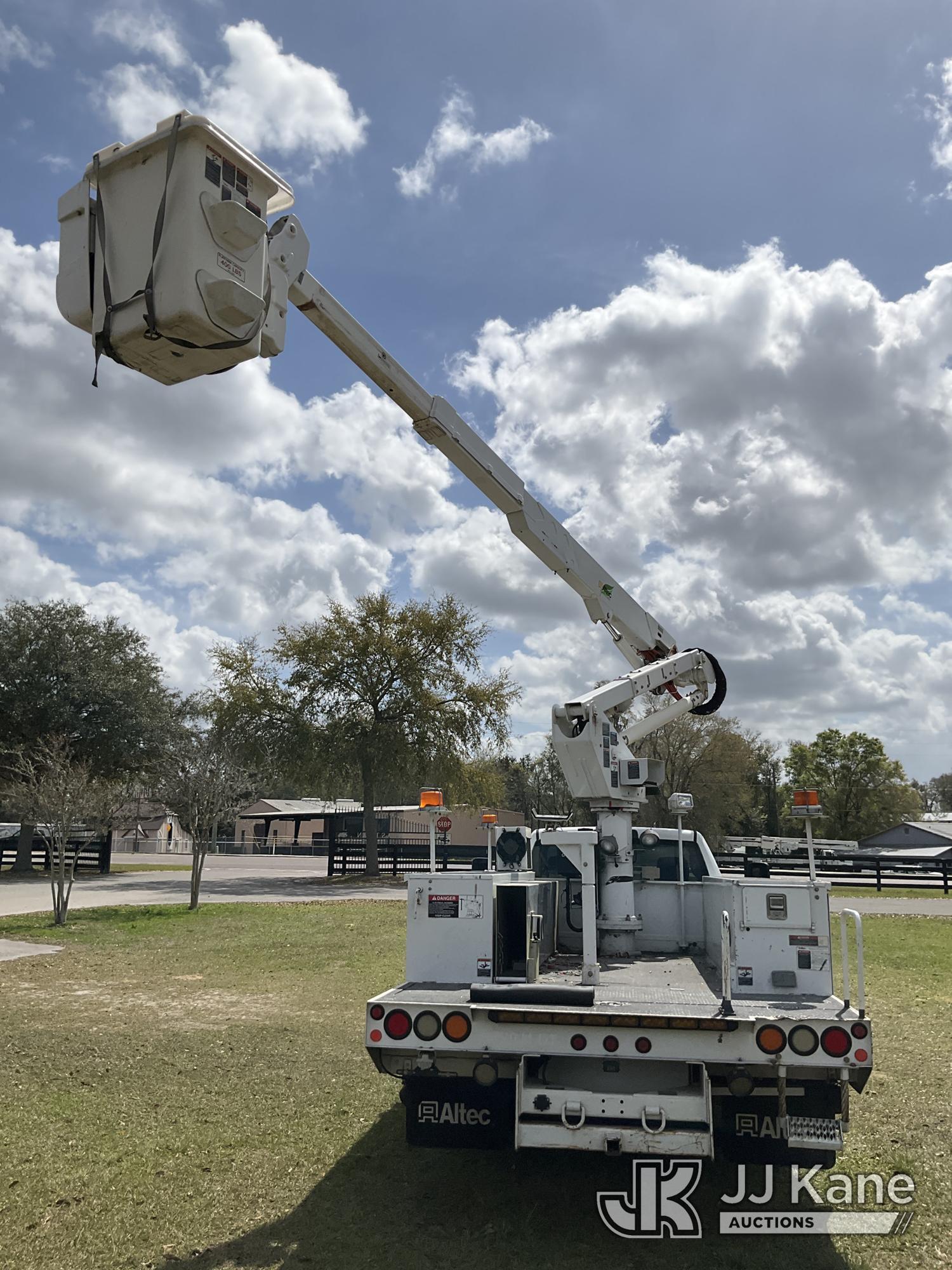 (Ocala, FL) Altec AT37G, Articulating & Telescopic Bucket Truck mounted behind cab on 2014 RAM 5500