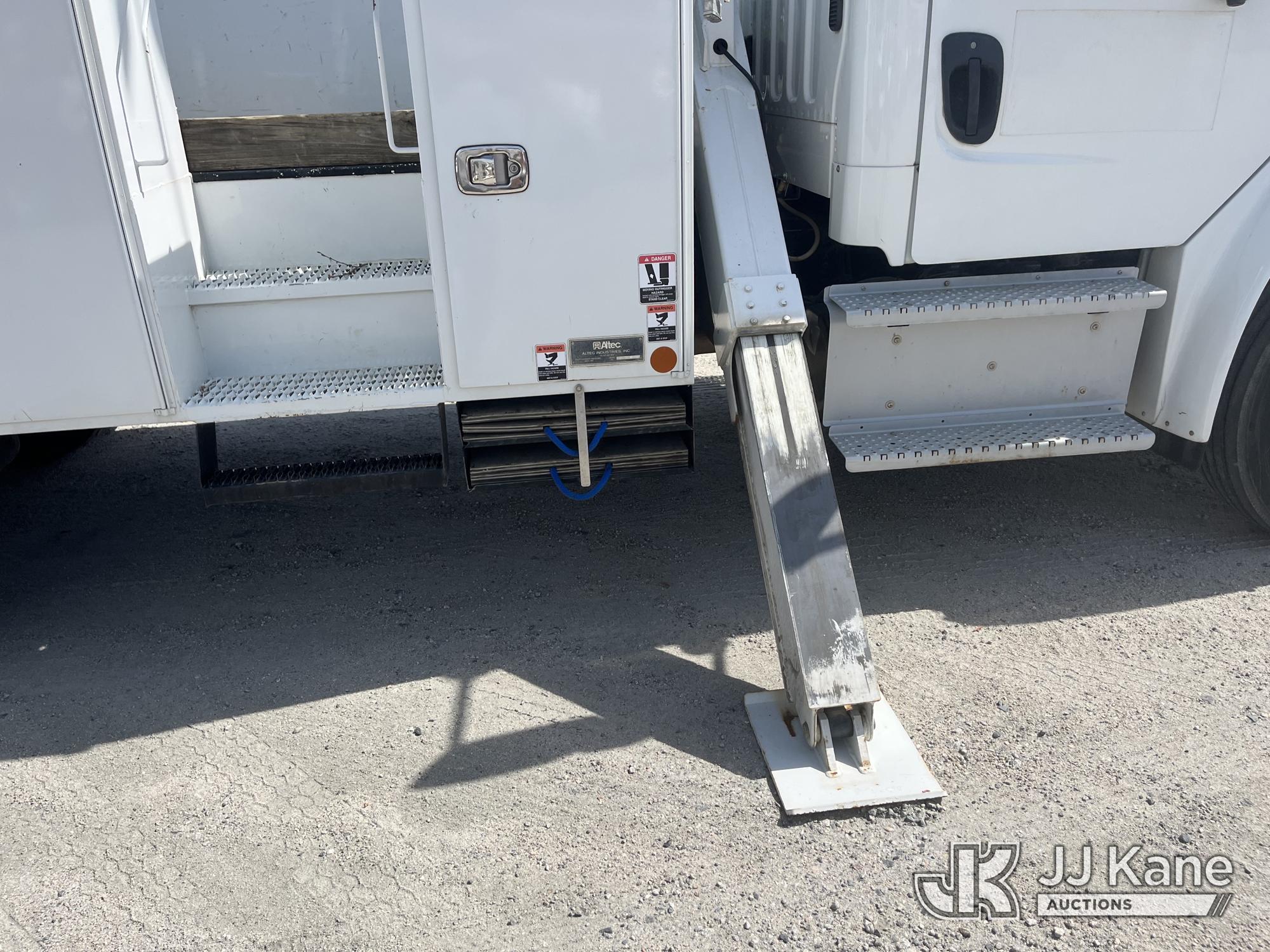 (Chester, VA) Altec DC47-TR, Digger Derrick rear mounted on 2020 Freightliner M2 Utility Truck Runs,