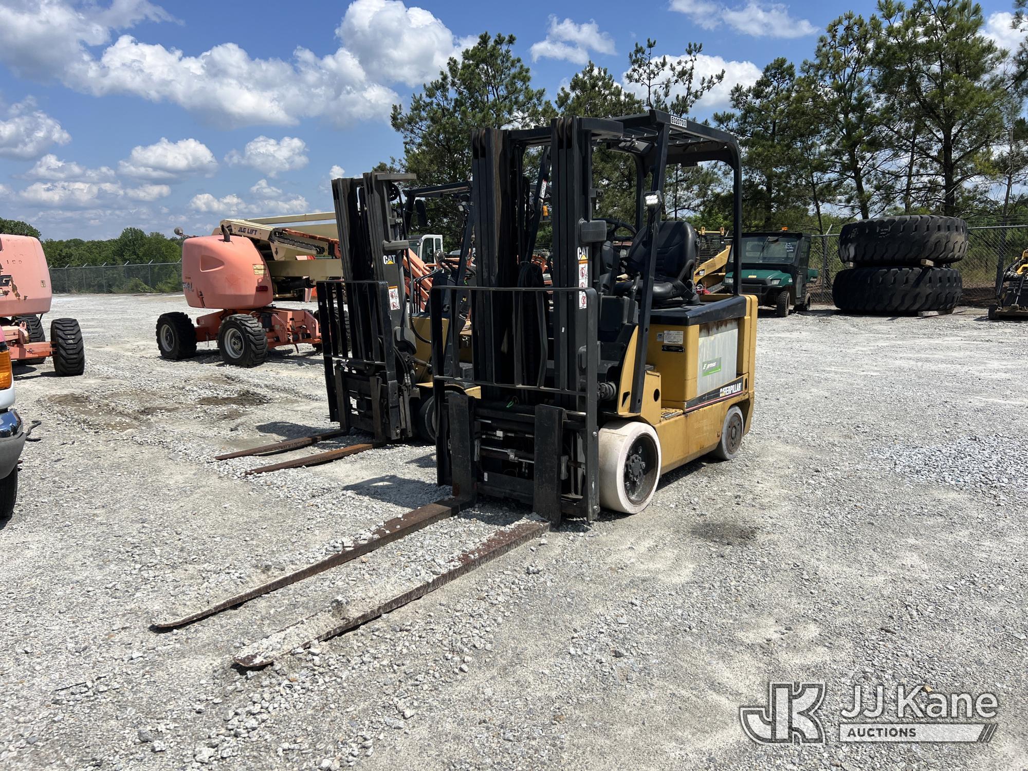 (Villa Rica, GA) CAT E6000-AC 5,650# Solid Tired Forklift, (GA Power Unit) Not Operating, Condition