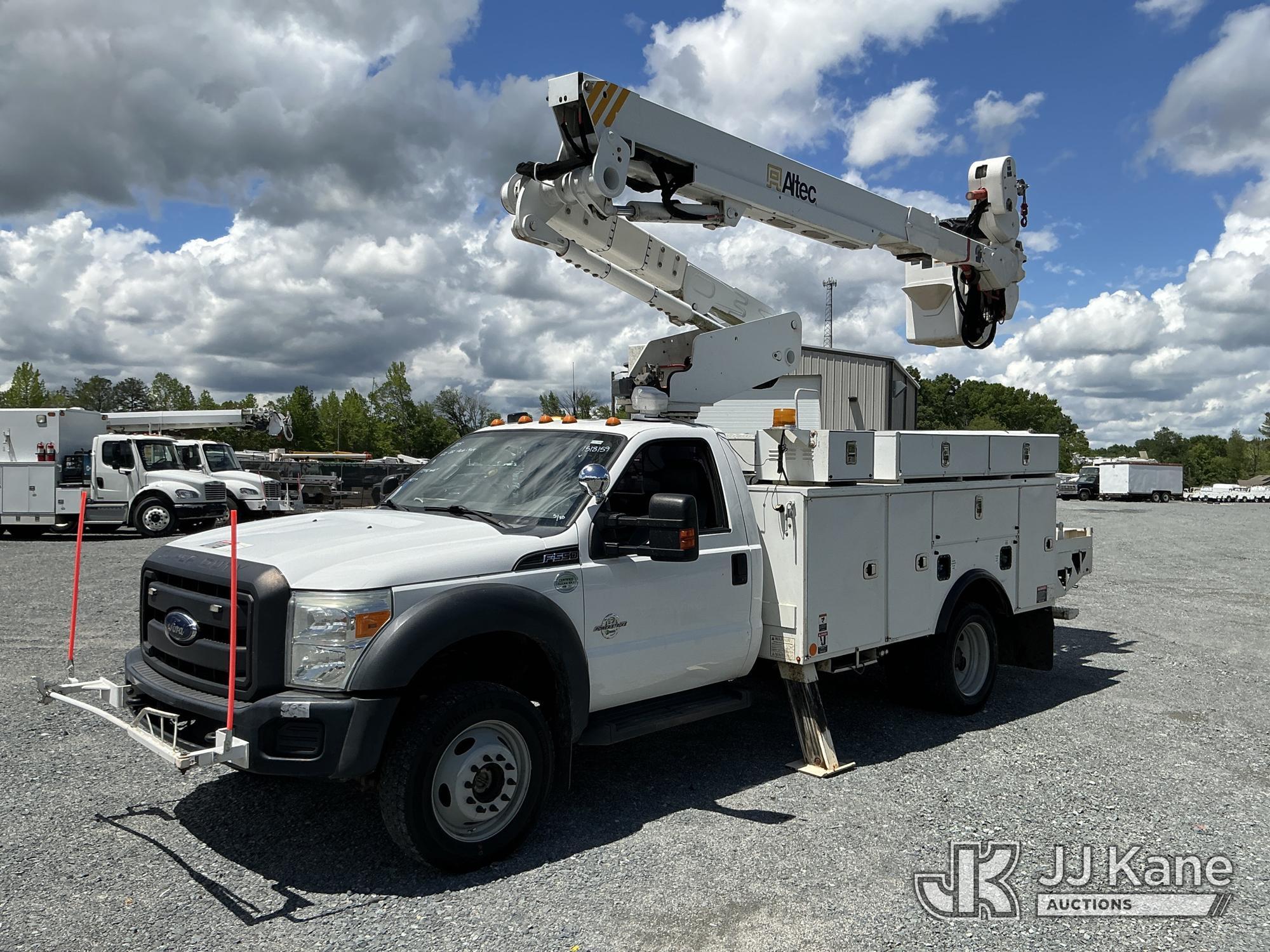 (China Grove, NC) Altec AT40-MH, Articulating & Telescopic Material Handling Bucket Truck mounted be