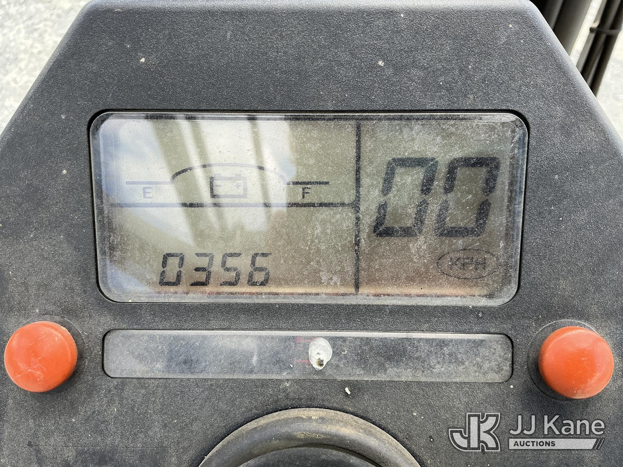 (China Grove, NC) Caterpillar 2EC18, 3,100# Solid Tired Forklift Duke Unit) (Runs, Moves & Operates