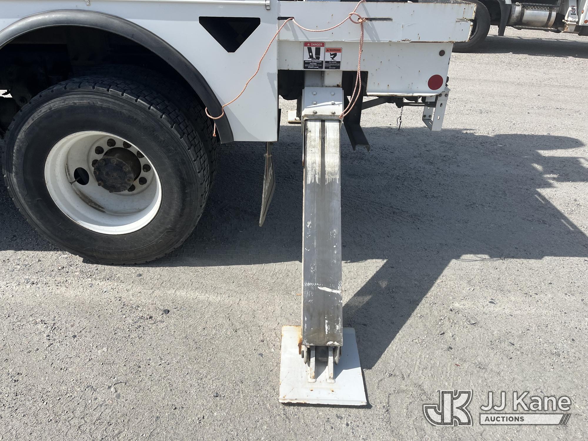(Chester, VA) Altec DC47-TR, Digger Derrick rear mounted on 2020 Freightliner M2 Utility Truck Runs,