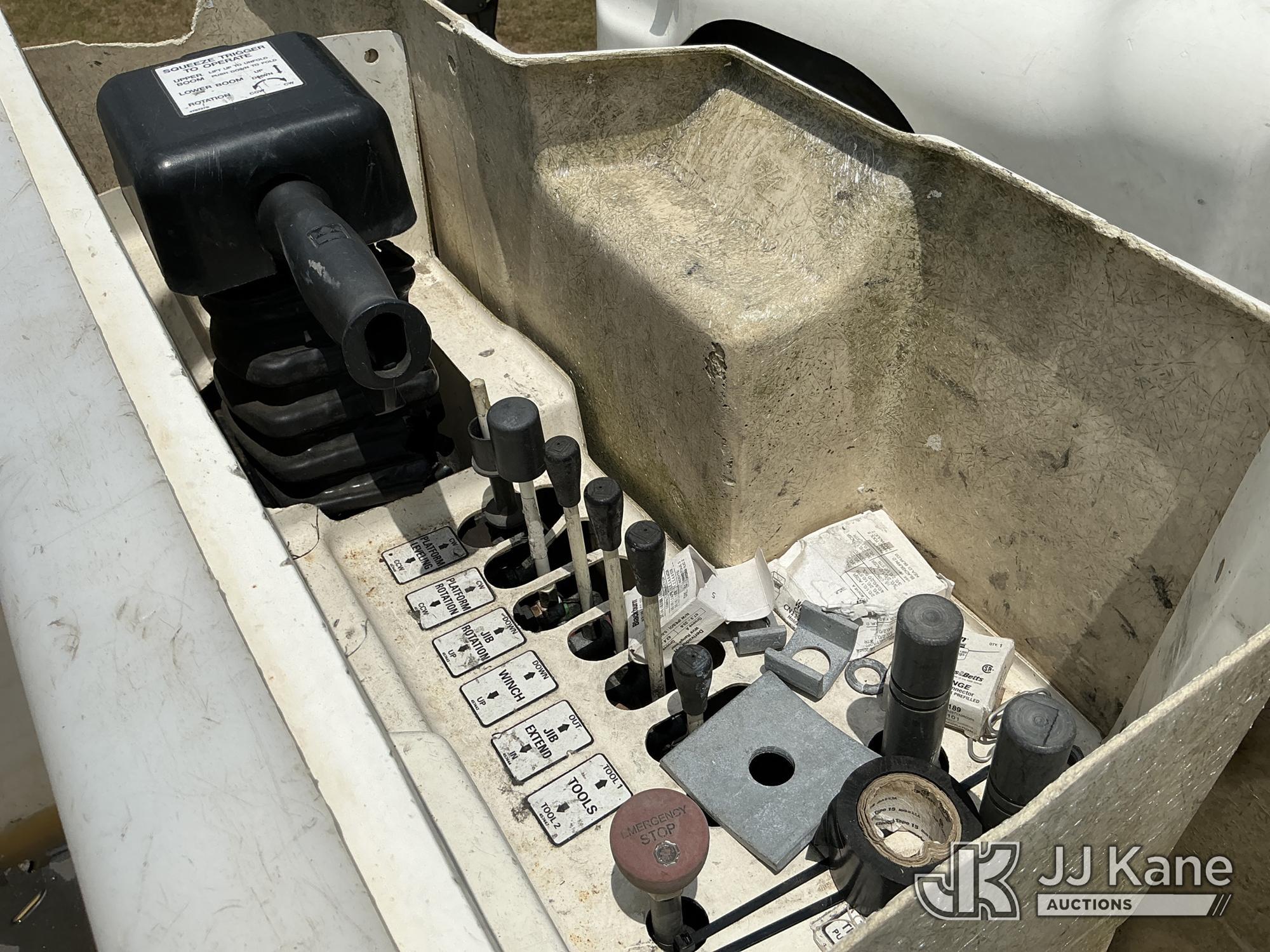 (Tampa, FL) HiRanger TC55-MH, Material Handling Bucket Truck rear mounted on 2019 Freightliner M2 10