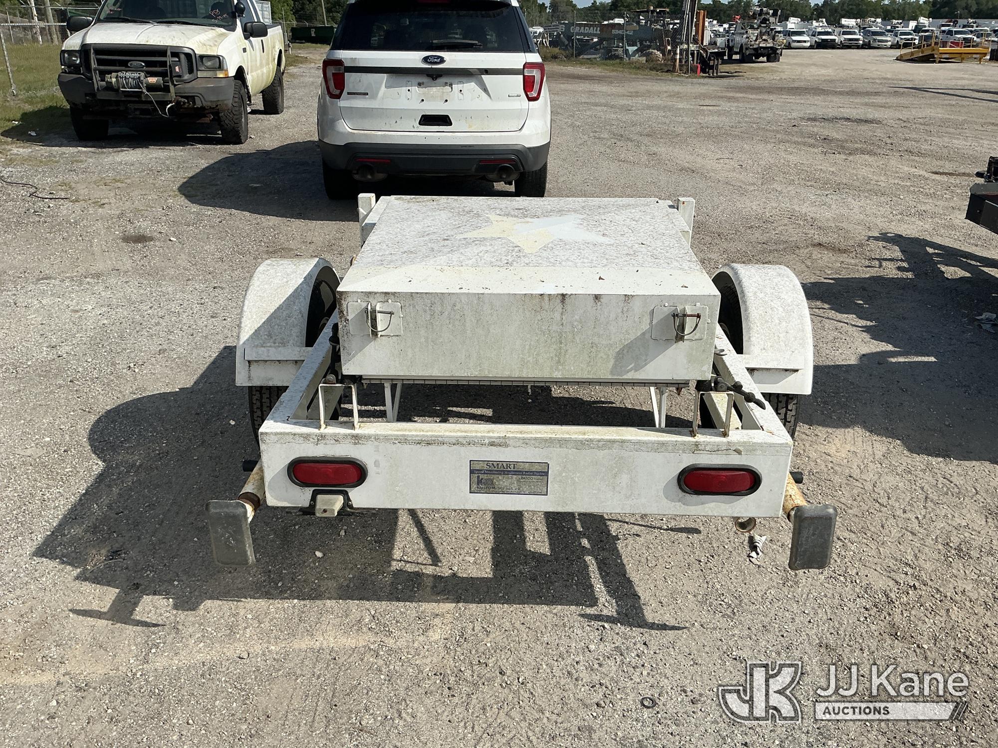 (Tampa, FL) 2007 Kustom Signals Tagalong Utiliy Trailer, Traffic Control Trailer Hernando County She