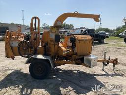 (Ocala, FL) 2018 Bandit 200UC Chipper (12in Disc), trailer mtd. Runs) (Towable, Rust/Body Damage
