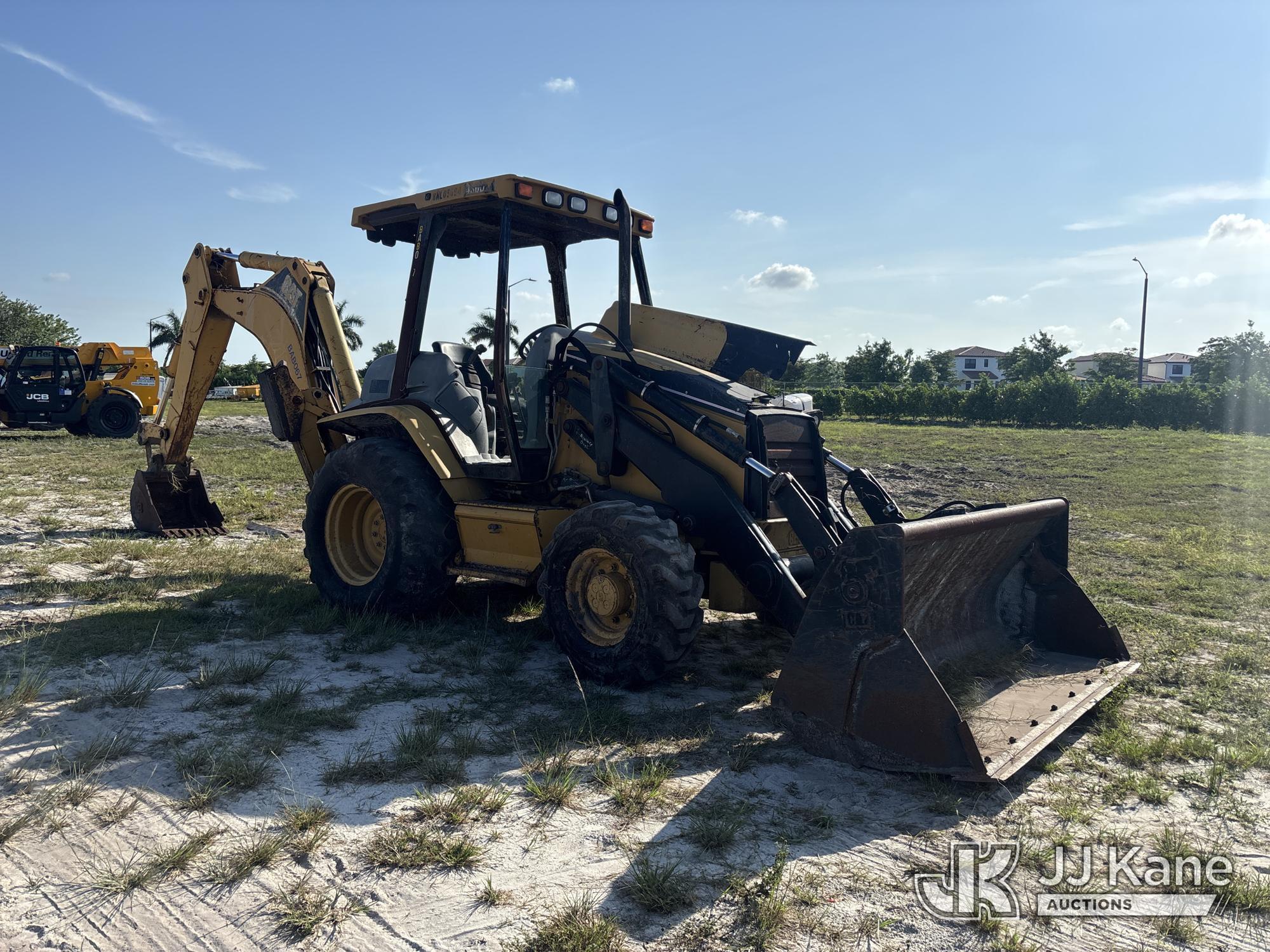 (Westlake, FL) 2005 Cat 430D Tractor Loader Backhoe Runs, Moves, & Operates) (Body & Paint Damage, I