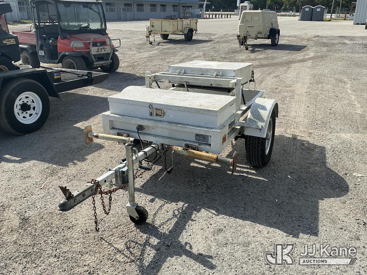 (Tampa, FL) 2007 Kustom Signals Tagalong Utiliy Trailer, Traffic Control Trailer Hernando County She