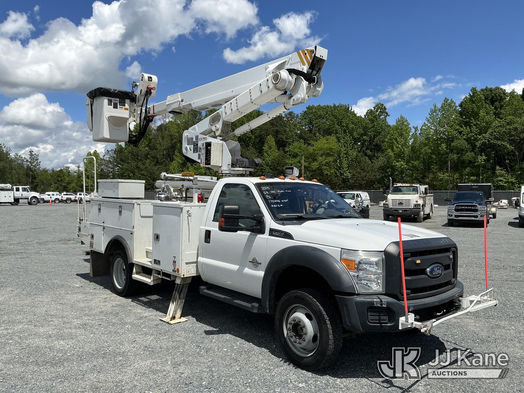 (China Grove, NC) Altec AT40-MH, Articulating & Telescopic Material Handling Bucket Truck mounted be