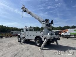 (Chester, VA) Altec DC47-TR, Digger Derrick rear mounted on 2020 Freightliner M2 Utility Truck Runs,