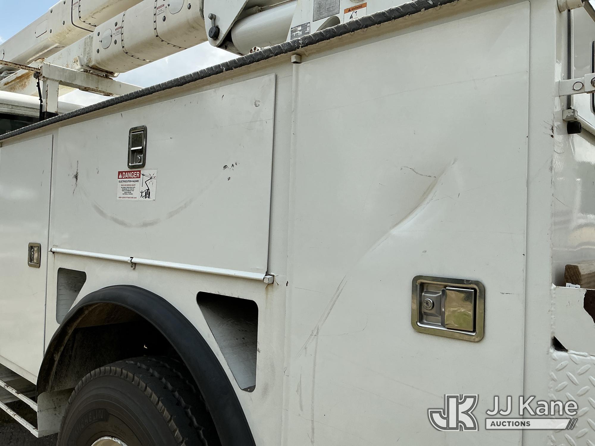 (Tampa, FL) HiRanger TC55-MH, Material Handling Bucket Truck rear mounted on 2019 Freightliner M2 10