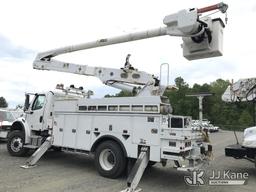 (Mount Airy, NC) Altec AA55E-MH, Material Handling Bucket Truck rear mounted on 2019 Freightliner M2