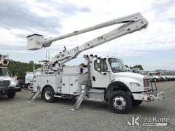 (Mount Airy, NC) Altec AA55E-MH, Material Handling Bucket Truck rear mounted on 2019 Freightliner M2