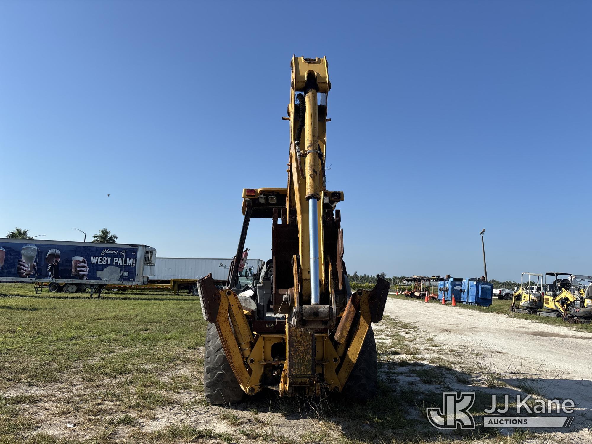 (Westlake, FL) 2005 Cat 430D Tractor Loader Backhoe Runs, Moves, & Operates) (Body & Paint Damage, I