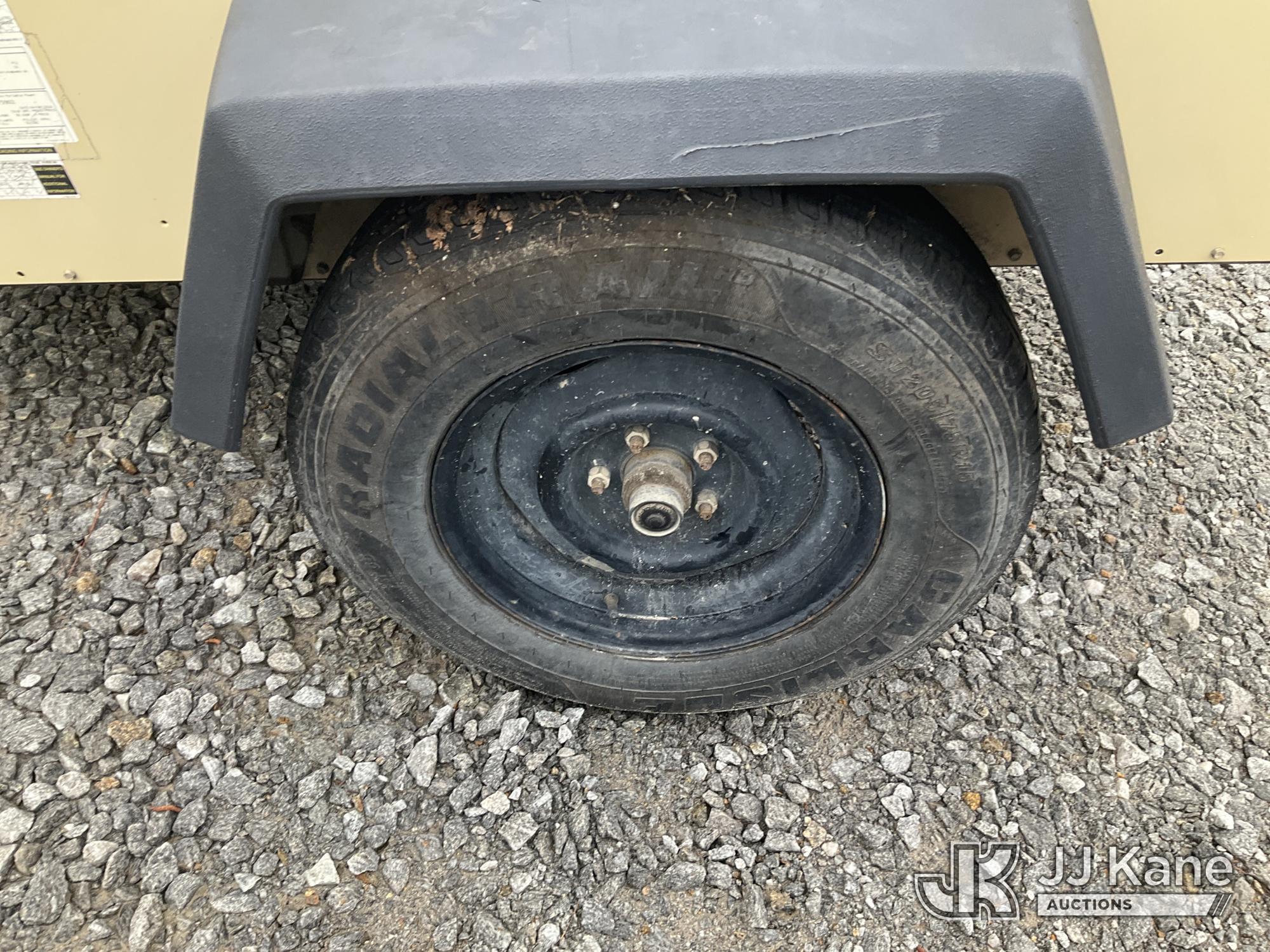 (Villa Rica, GA) 2016 Doosan P185WDZ-T4F Portable Air Compressor Runs & Makes Air) (Jump To Start
