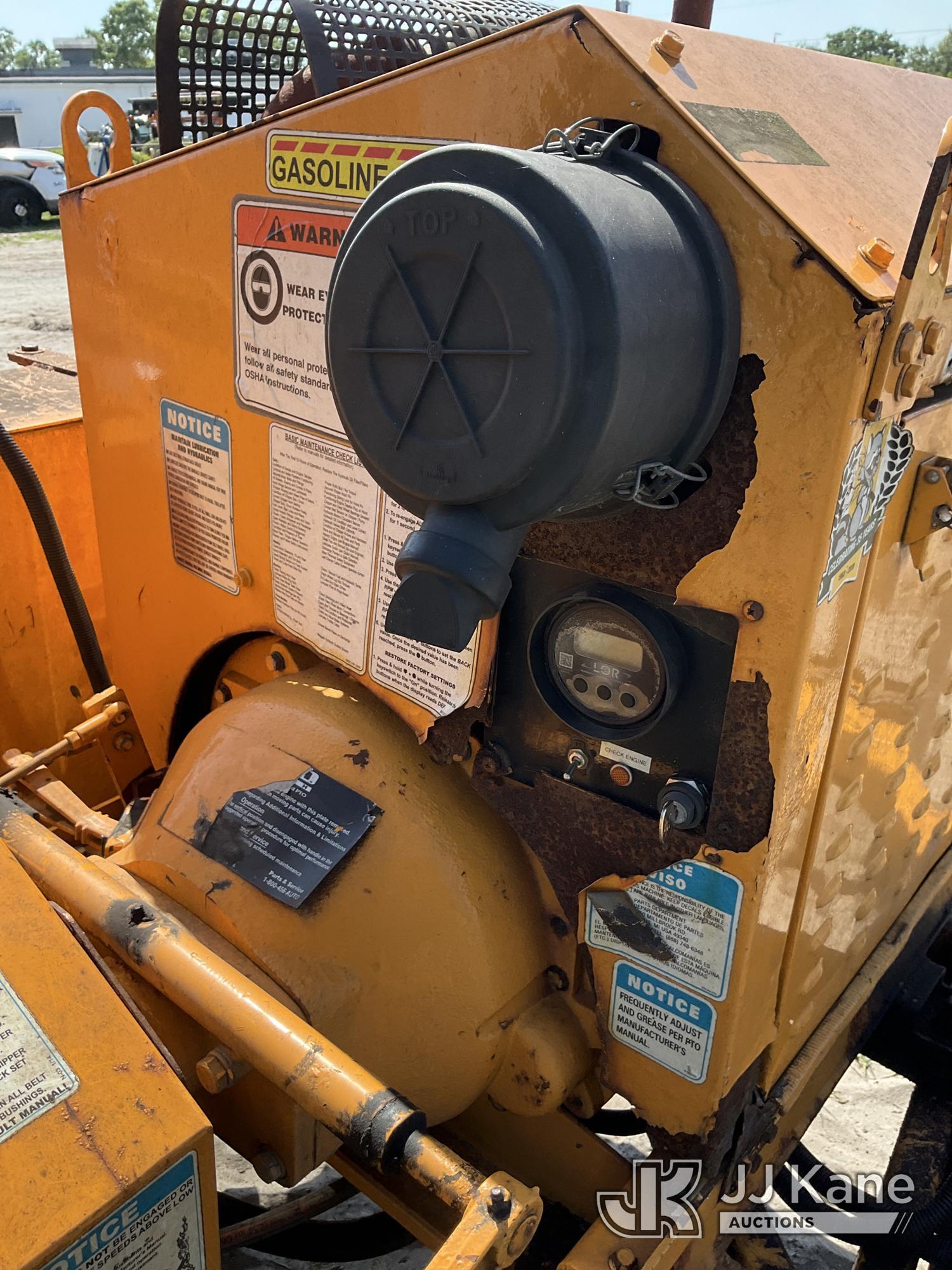 (Ocala, FL) 2018 Bandit 200UC Chipper (12in Disc), trailer mtd. Runs) (Towable, Rust/Body Damage