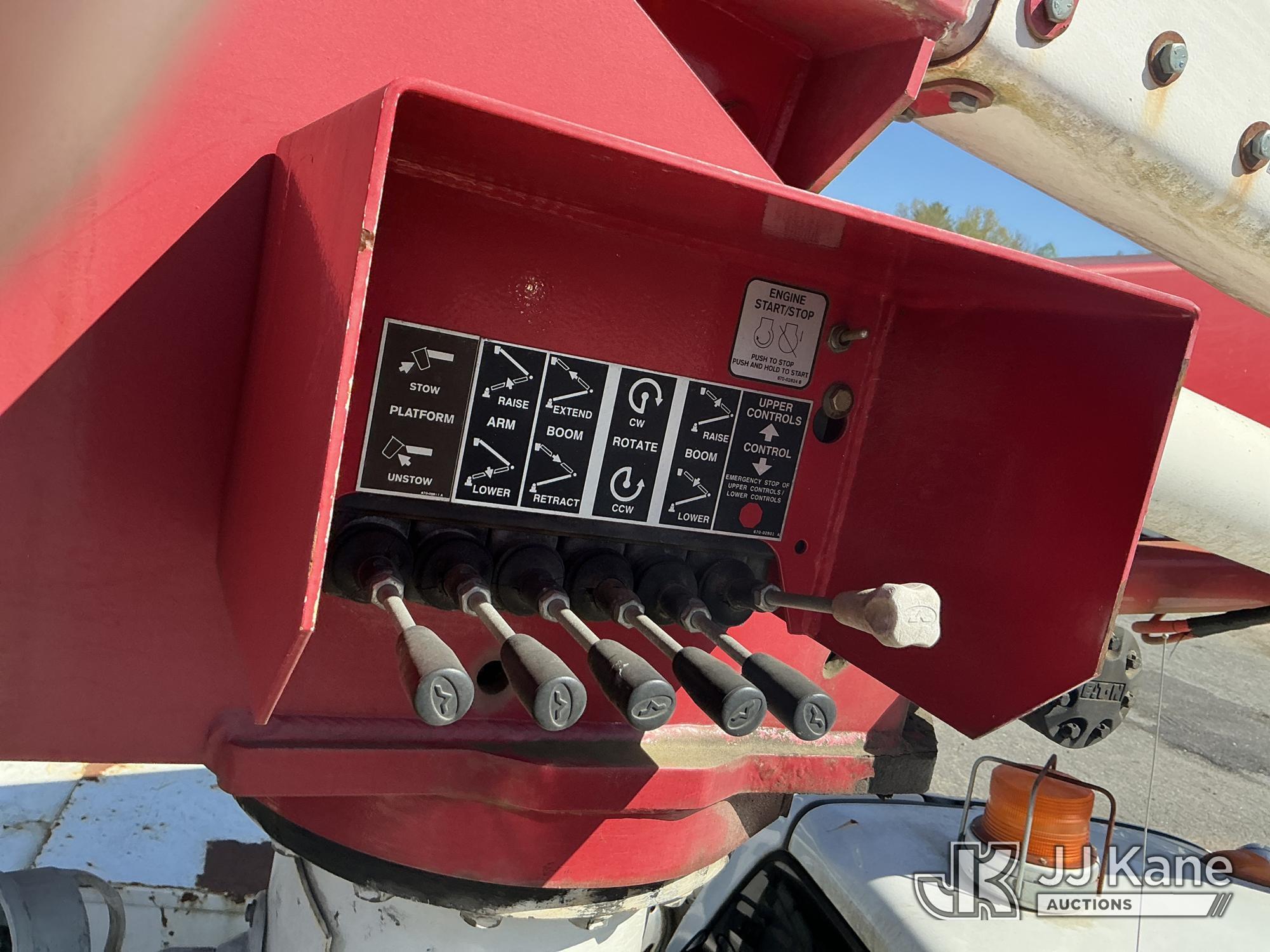 (Marion, NC) Altec AT37G, Articulating & Telescopic Bucket Truck mounted behind cab on 2008 RAM 5500