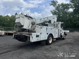 (Albertville, AL) Altec ALB-50M, Telescopic Material Handling Bucket Truck mounted behind cab on 201