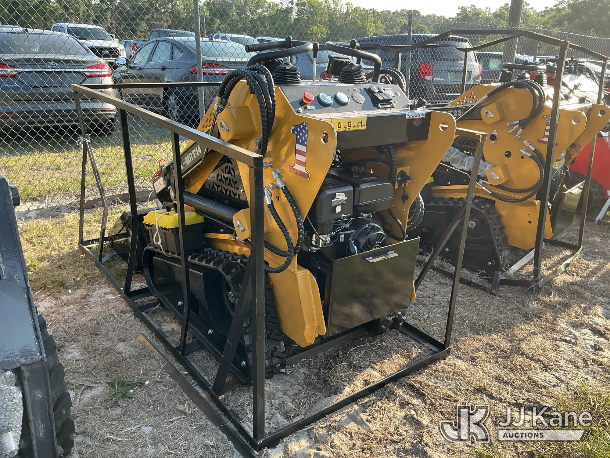 (Tampa, FL) 2024 AGT MX-MRT14 Stand-Up Crawler Skid Steer Loader Runs, Moves & Operates) (Paint Dama