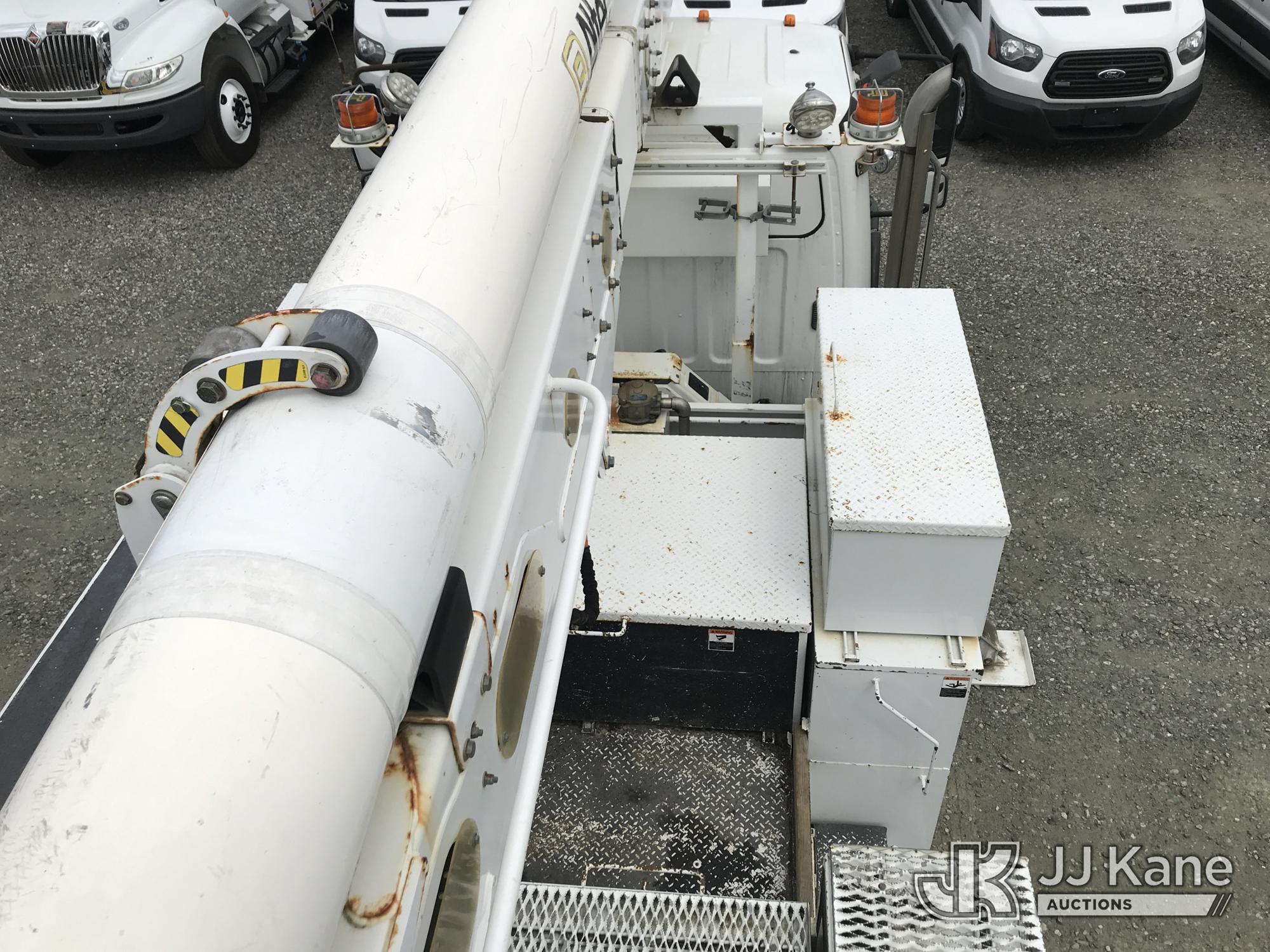 (Mount Airy, NC) Altec AA55E-MH, Material Handling Bucket Truck rear mounted on 2019 Freightliner M2