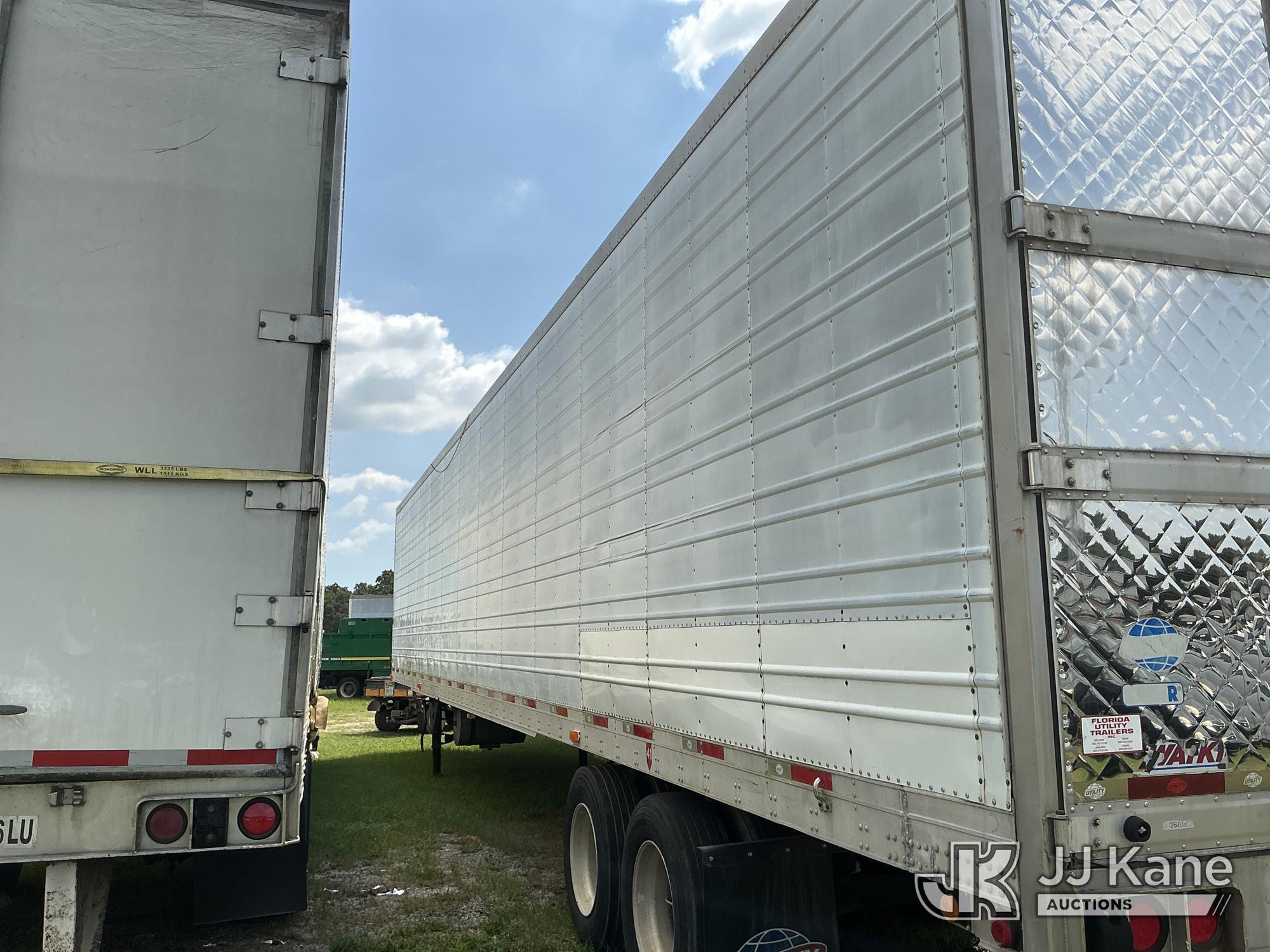 (Tampa, FL) 2007 Utility Trailer Manufacturer T/A Refrigerated Van Body Trailer Unit Does Not Operat