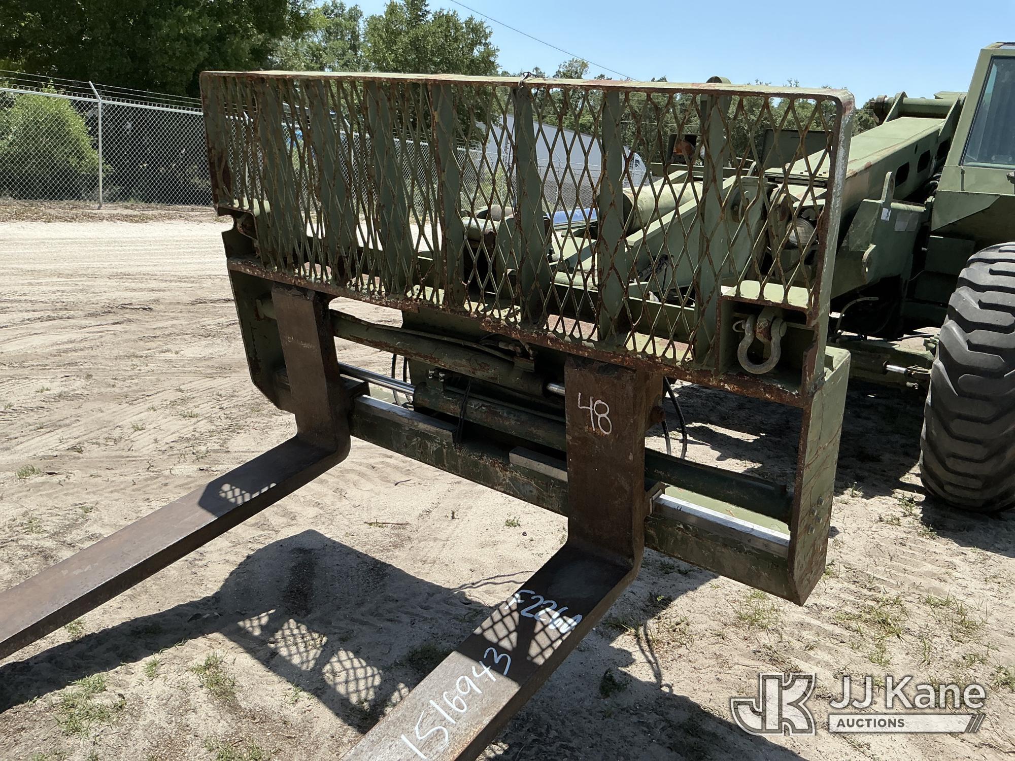(Tampa, FL) Lull Corp. MLULL 10K Rough Terrain Telescopic Forklift Runs, Moves & Operates )( Paint,