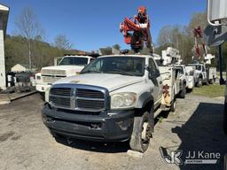 (Marion, NC) Altec AT37G, Articulating & Telescopic Bucket Truck mounted behind cab on 2010 Dodge Ra