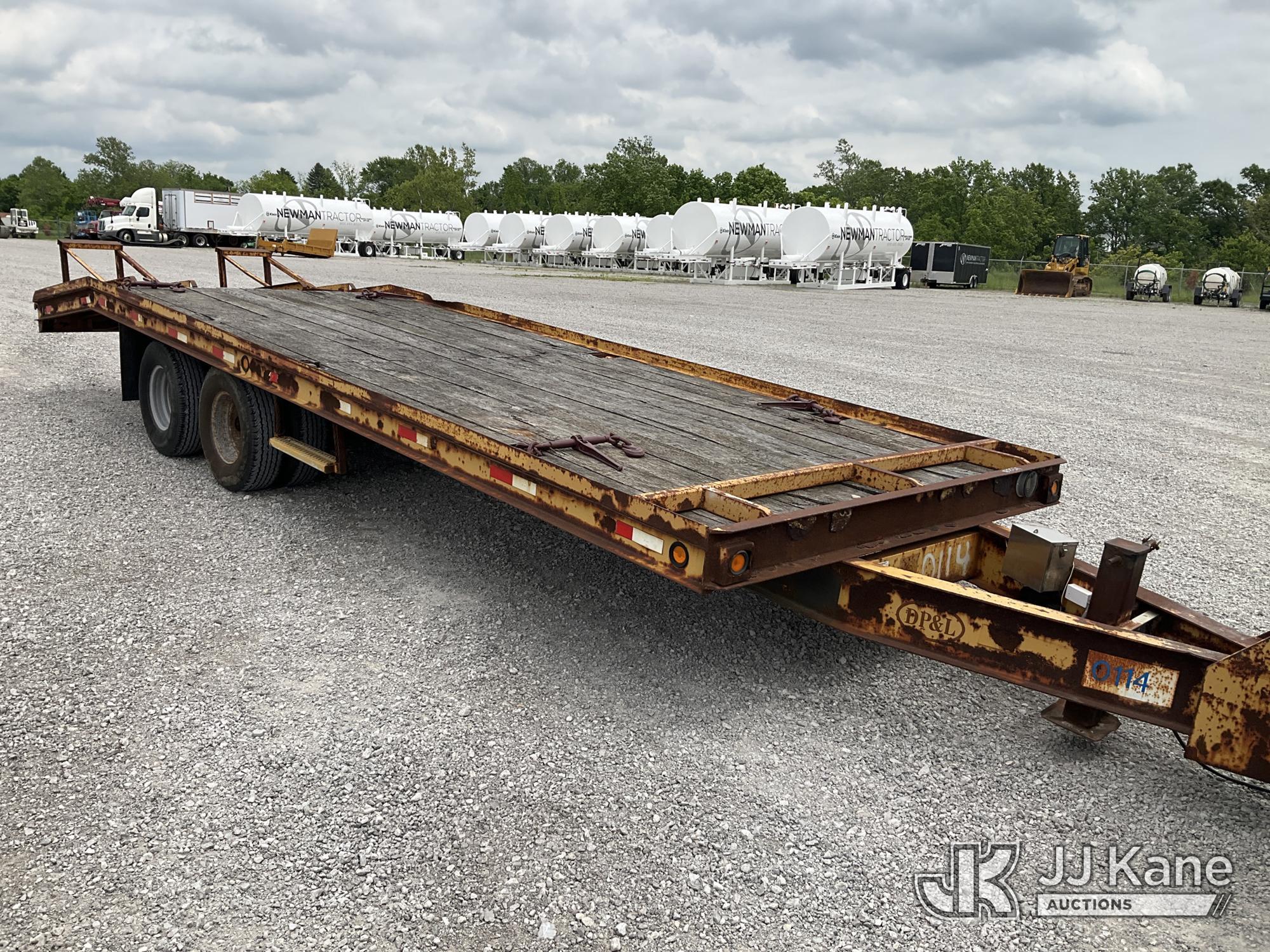(Verona, KY) 2000 Kiefer-Built T/A Tagalong Equipment Trailer Rust Damage