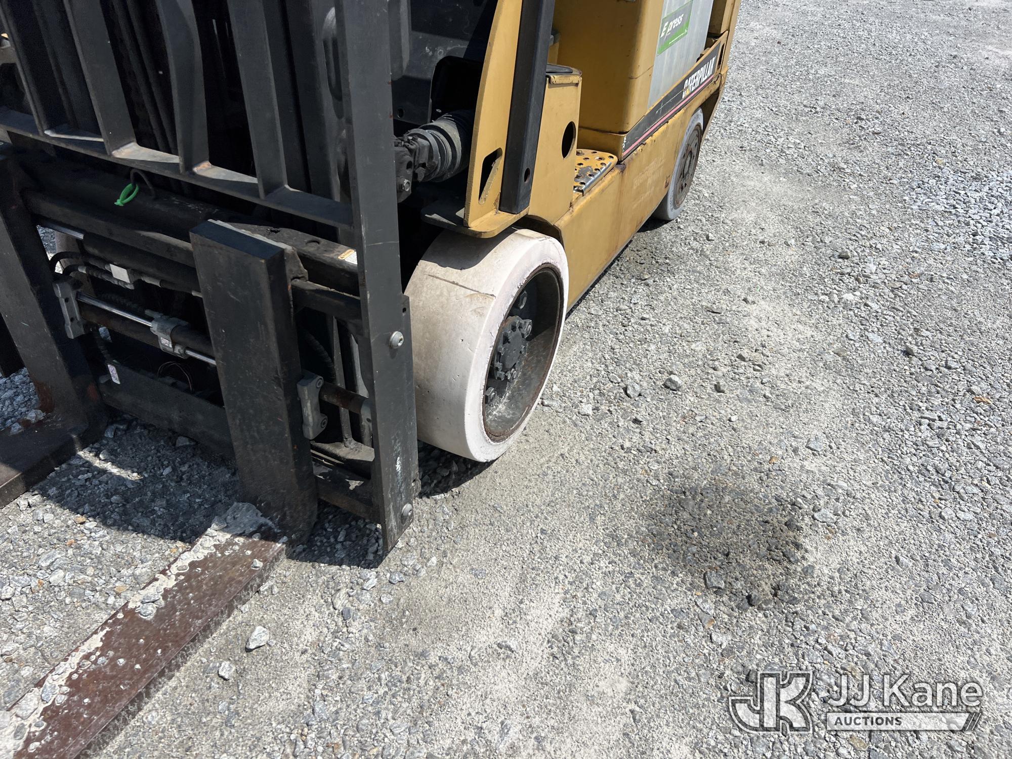 (Villa Rica, GA) CAT E6000-AC 5,650# Solid Tired Forklift, (GA Power Unit) Not Operating, Condition