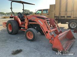 (Tampa, FL) 2008 Kubota L5740D Tractor Loader Manatee County BOCC Unit)(Runs, Moves & Operates) (Pai