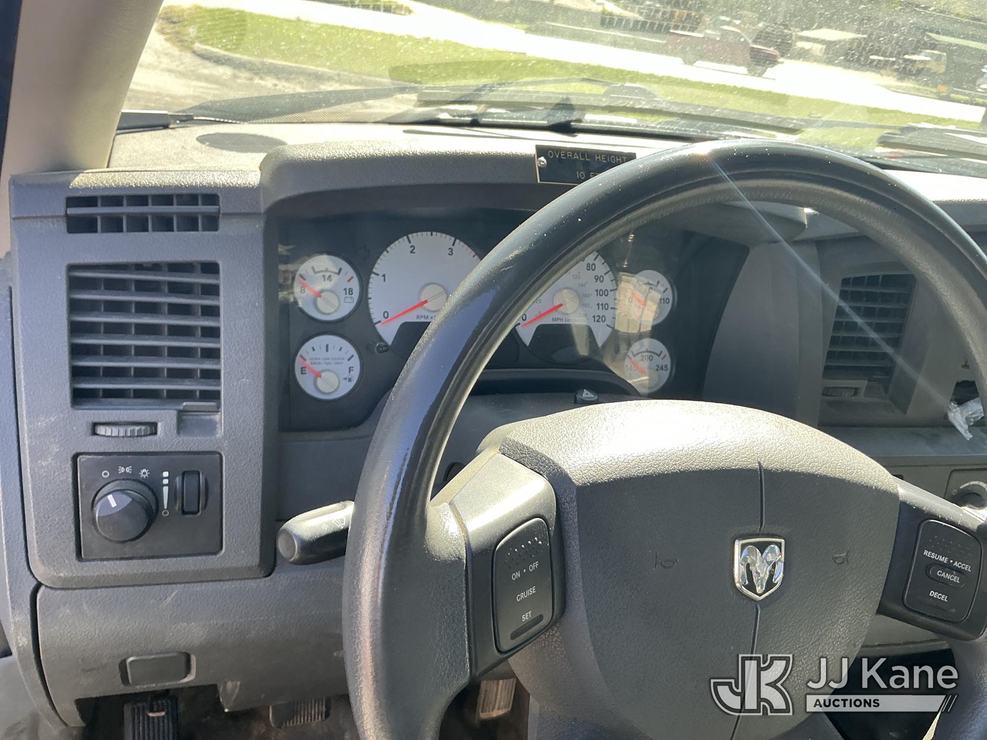 (Marion, NC) Altec AT37G, Articulating & Telescopic Bucket Truck mounted behind cab on 2008 RAM 5500