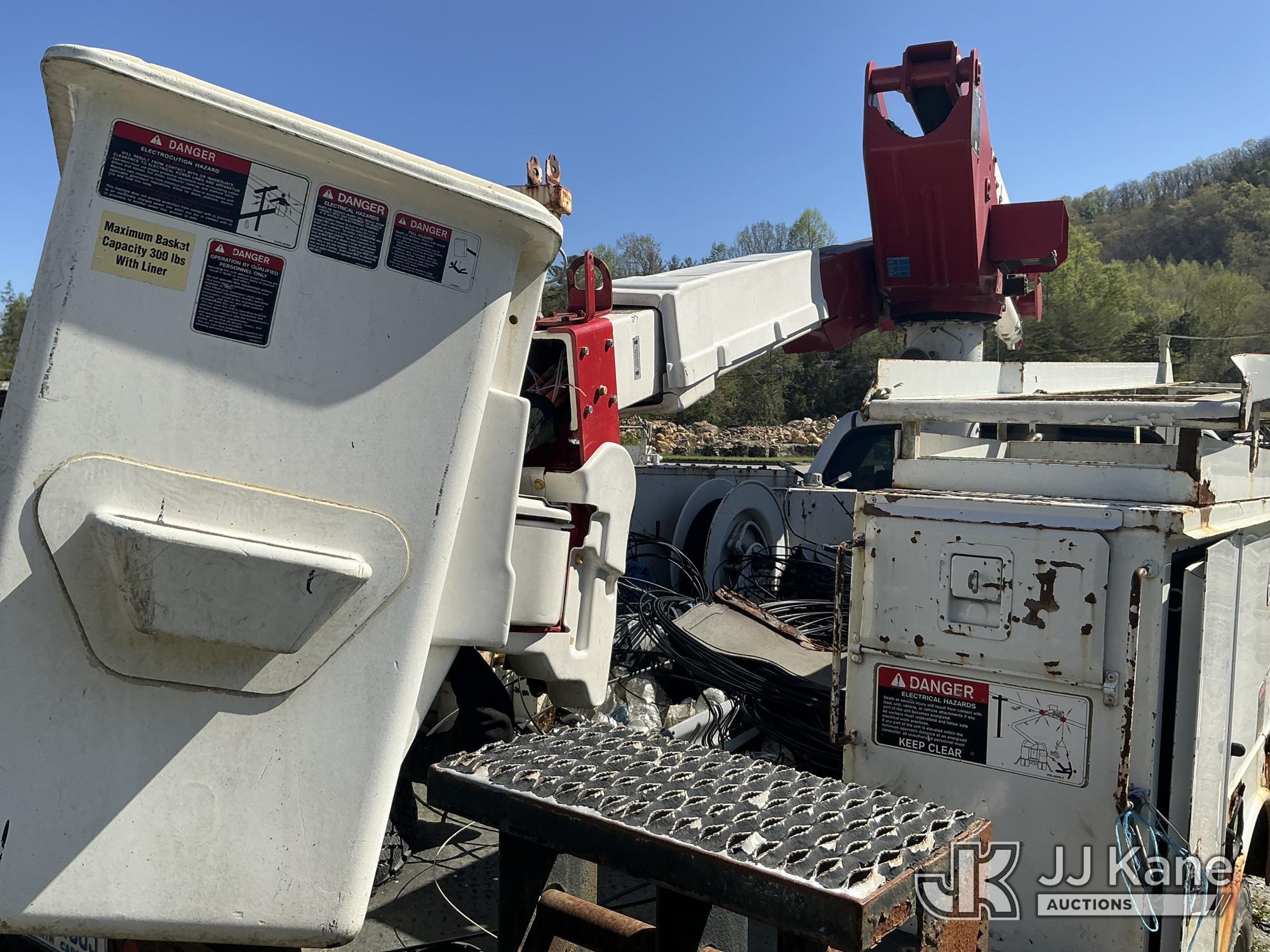 (Marion, NC) Altec AT37G, Articulating & Telescopic Bucket Truck mounted behind cab on 2008 RAM 5500