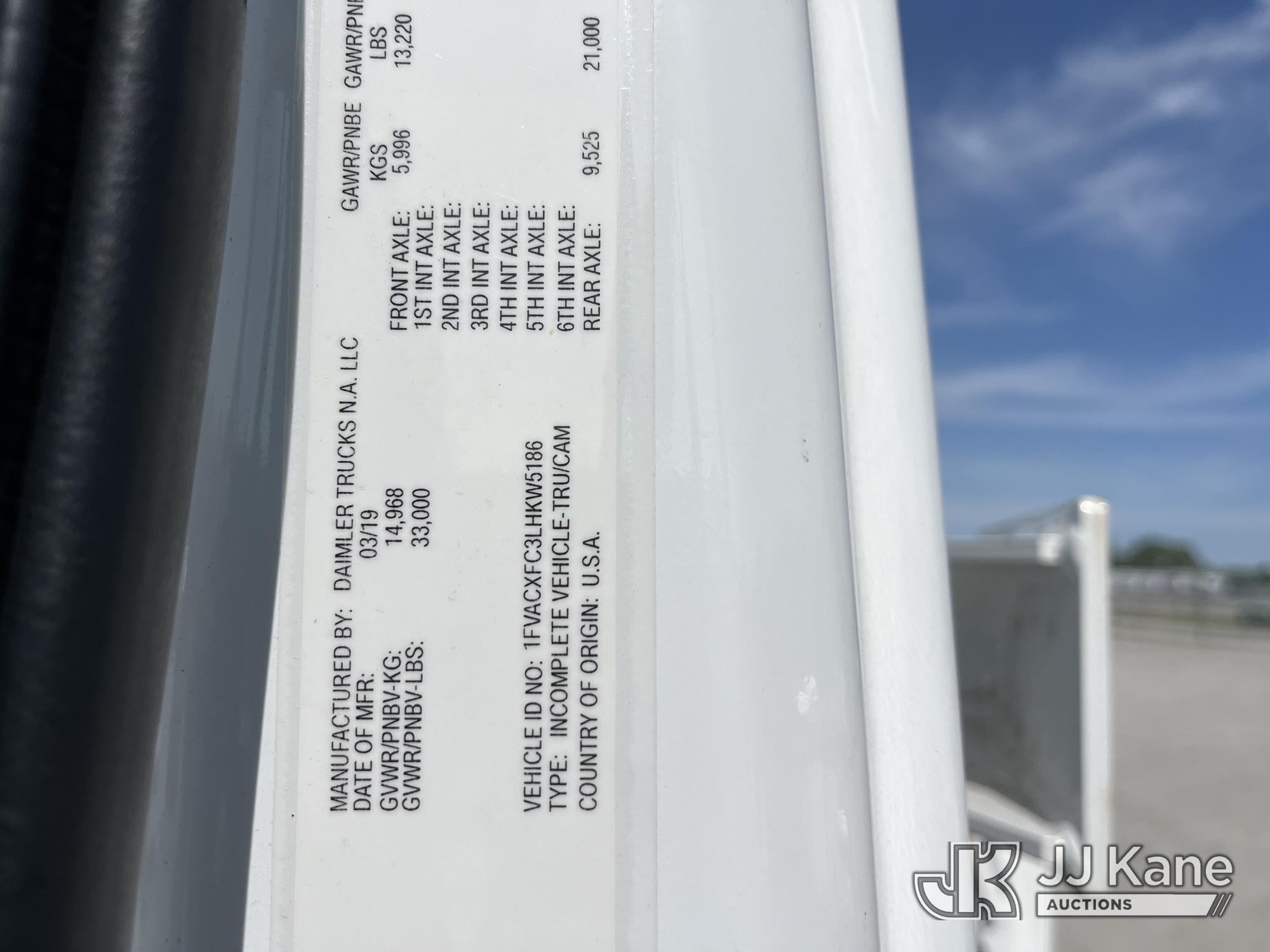 (Chester, VA) Altec DC47-TR, Digger Derrick rear mounted on 2020 Freightliner M2 Utility Truck Runs,