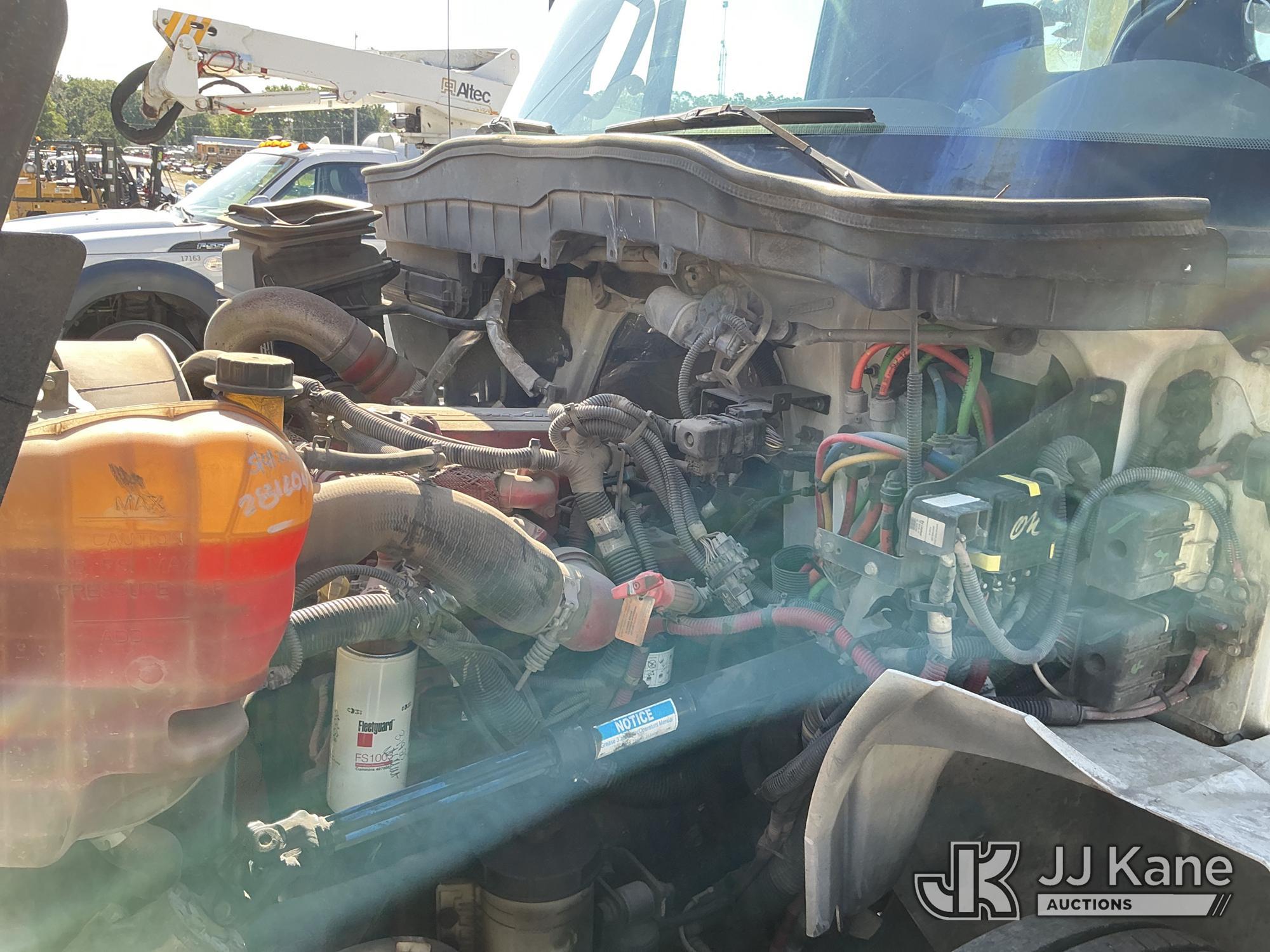 (Tampa, FL) Altec DM47-TR, Digger Derrick rear mounted on 2017 International 4300 Utility Truck Runs