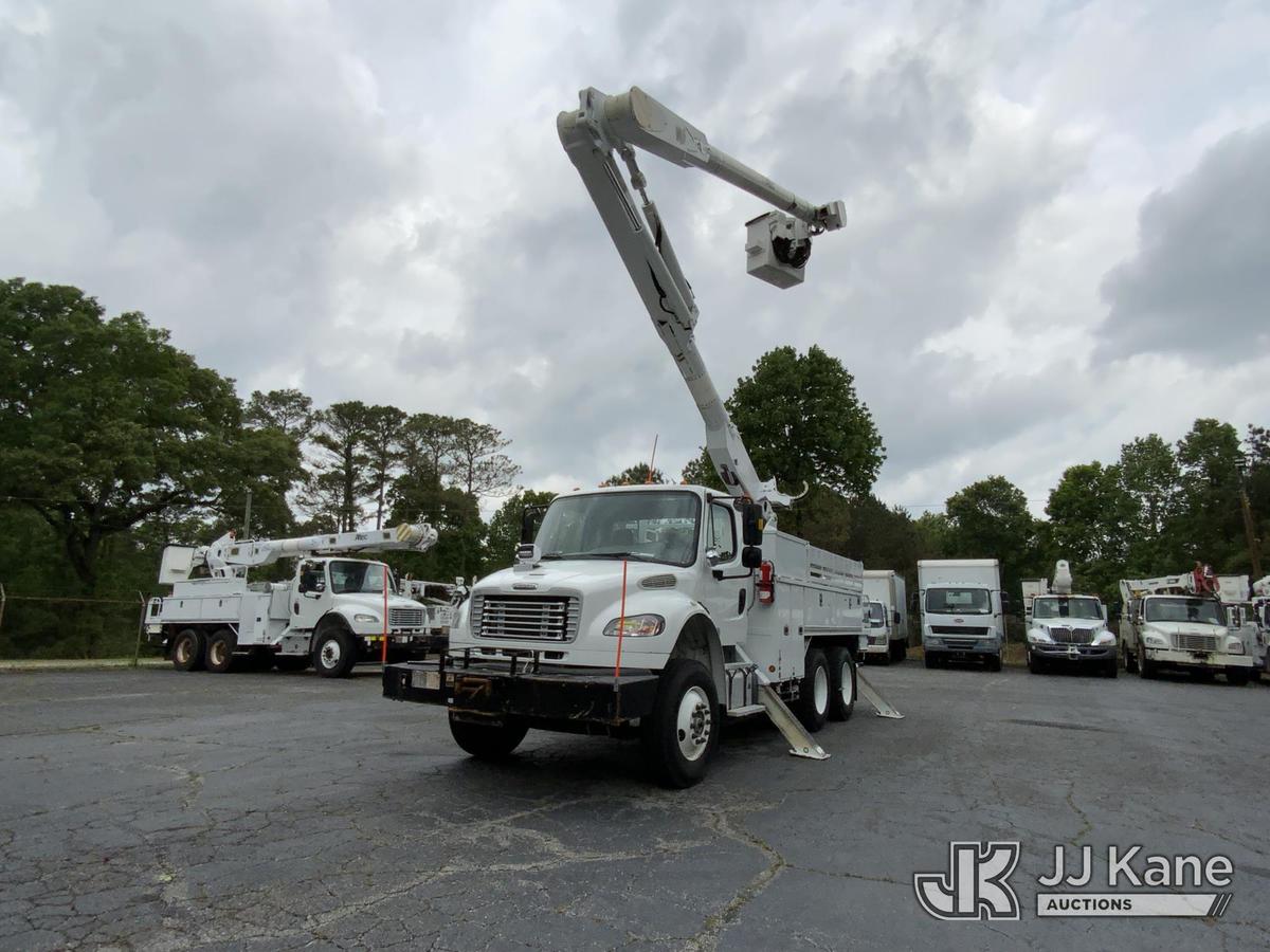 (Graysville, AL) Altec AM855-MH, Over-Center Material Handling Bucket Truck rear mounted on 2015 Fre
