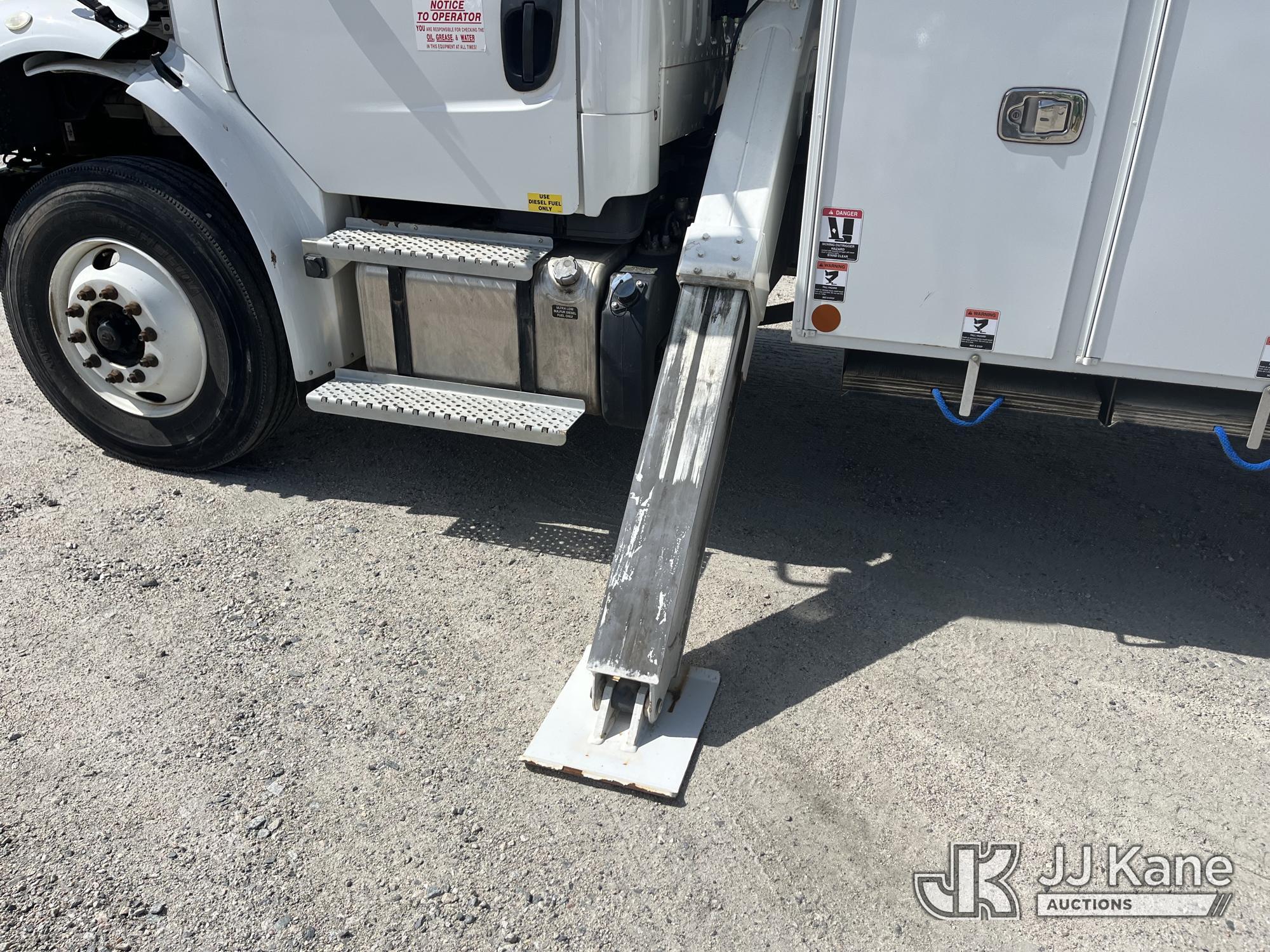 (Chester, VA) Altec DC47-TR, Digger Derrick rear mounted on 2020 Freightliner M2 Utility Truck Runs,