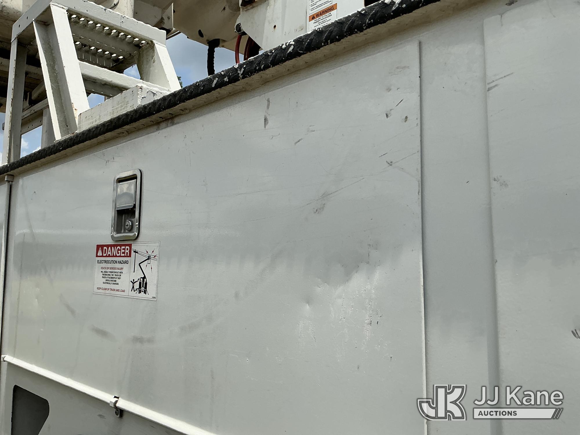(Tampa, FL) HiRanger TC55-MH, Material Handling Bucket Truck rear mounted on 2019 Freightliner M2 10