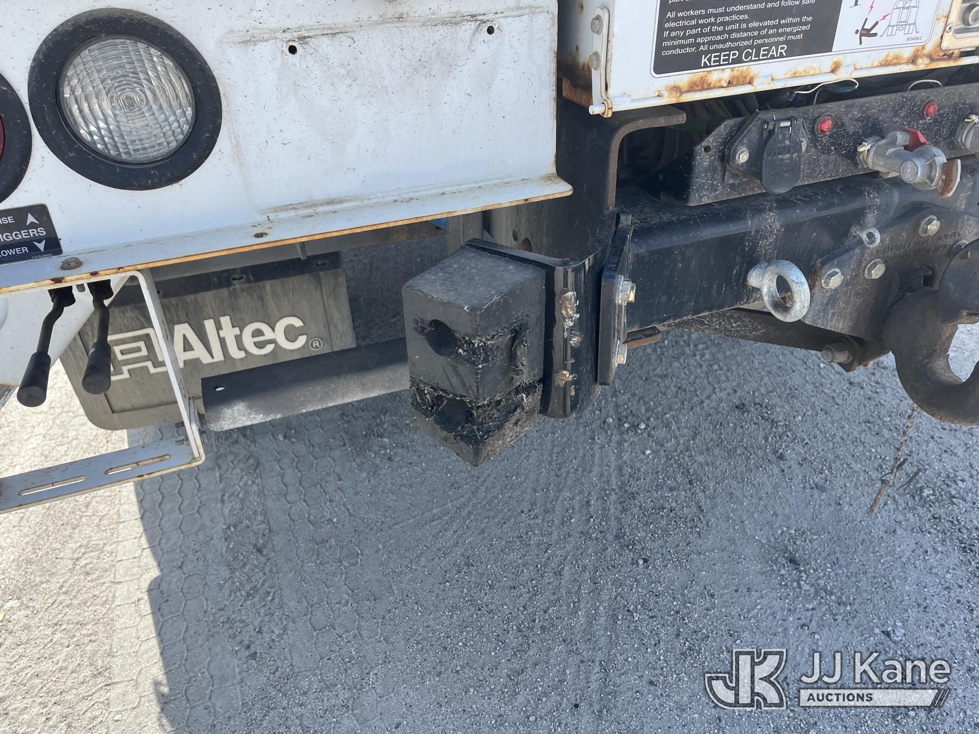 (Chester, VA) Altec DC47-TR, Digger Derrick rear mounted on 2020 Freightliner M2 Utility Truck Runs,