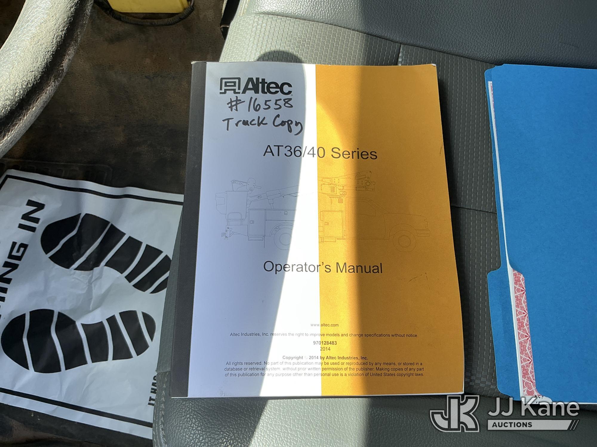 (China Grove, NC) Altec AT40-MH, Articulating & Telescopic Material Handling Bucket Truck mounted be