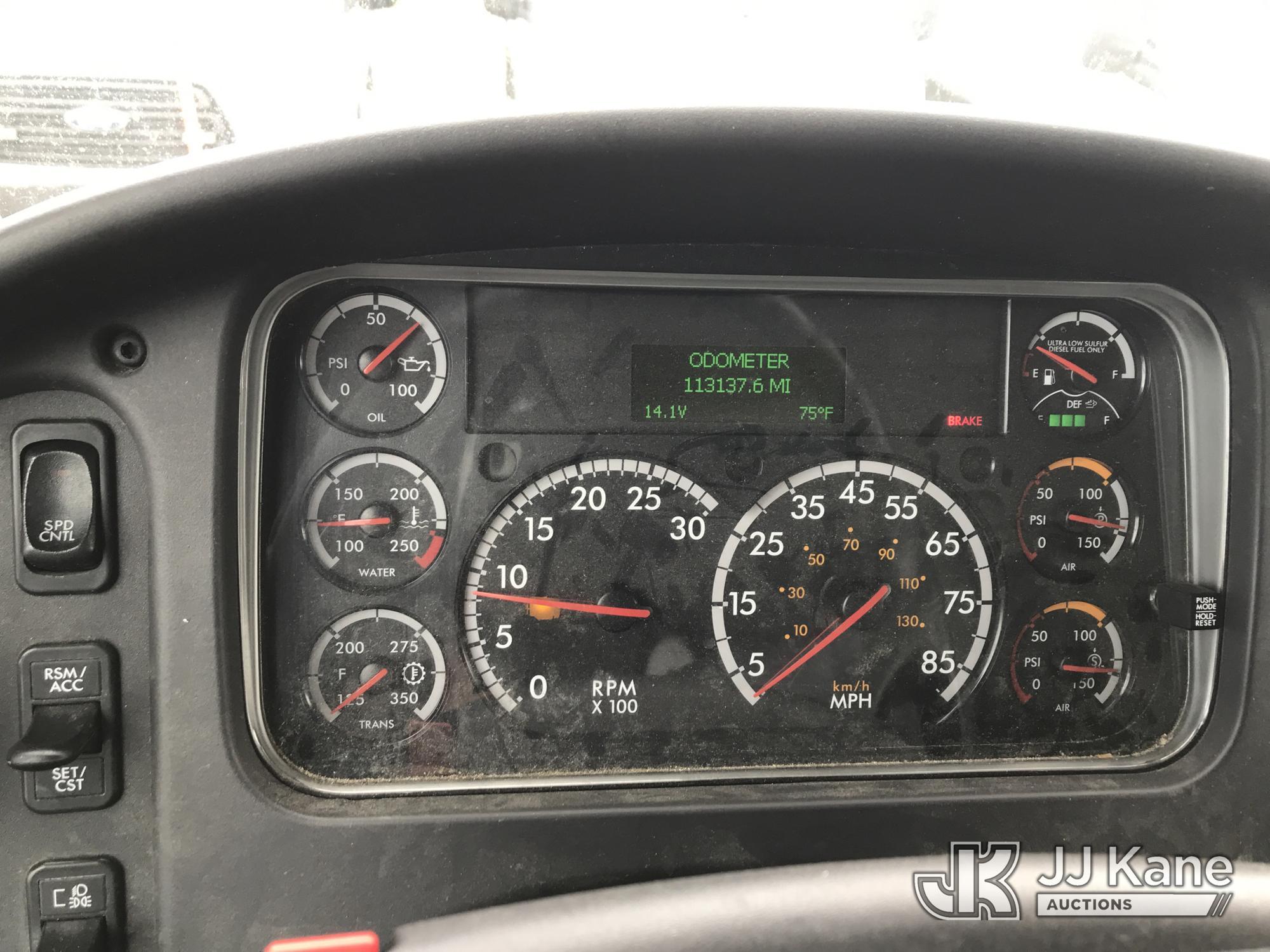 (Mount Airy, NC) Altec AA55E-MH, Material Handling Bucket Truck rear mounted on 2019 Freightliner M2