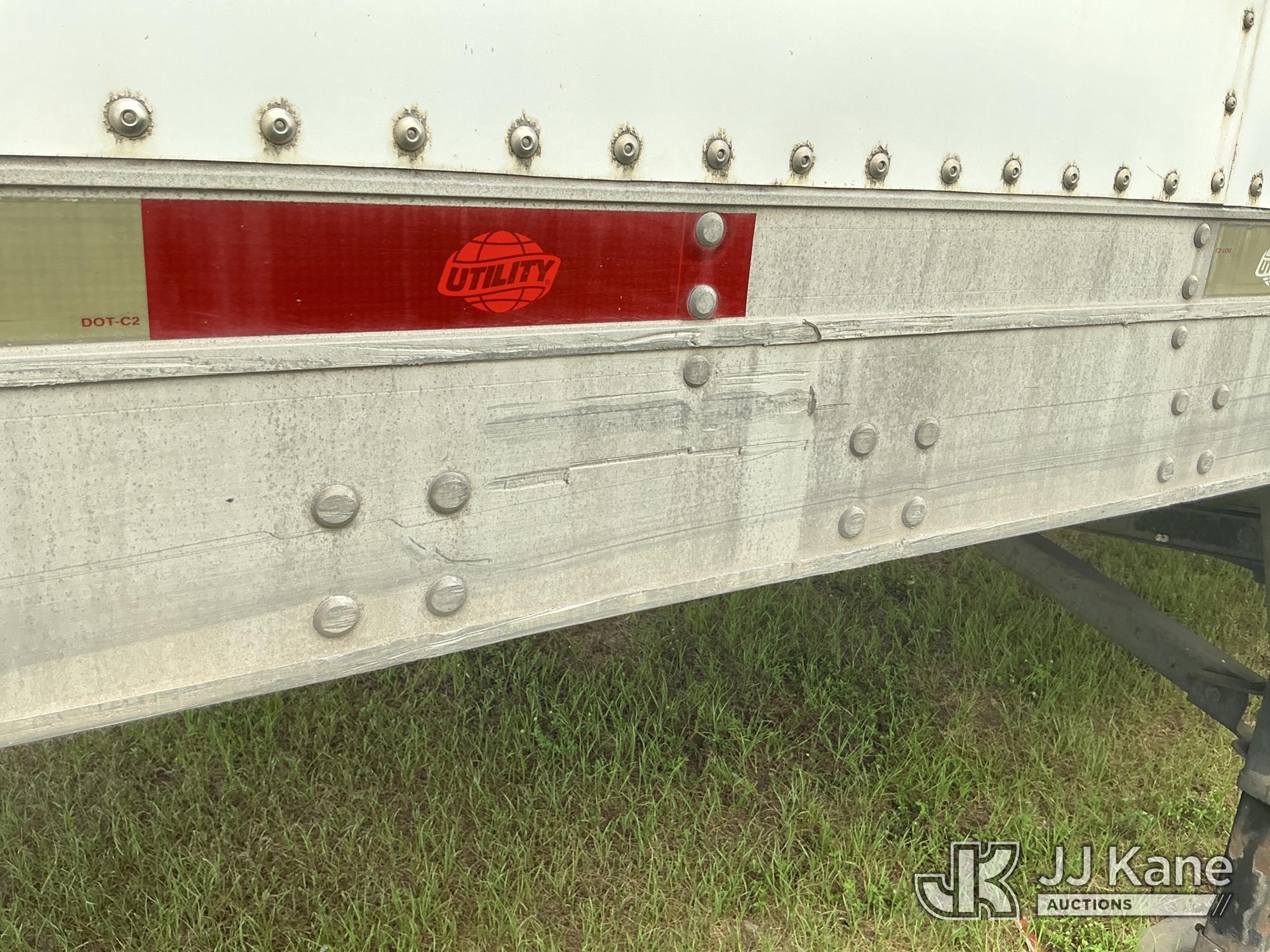 (Tampa, FL) 2007 Utility Trailer Manufacturer T/A Refrigerated Van Body Trailer Unit Does Not Operat