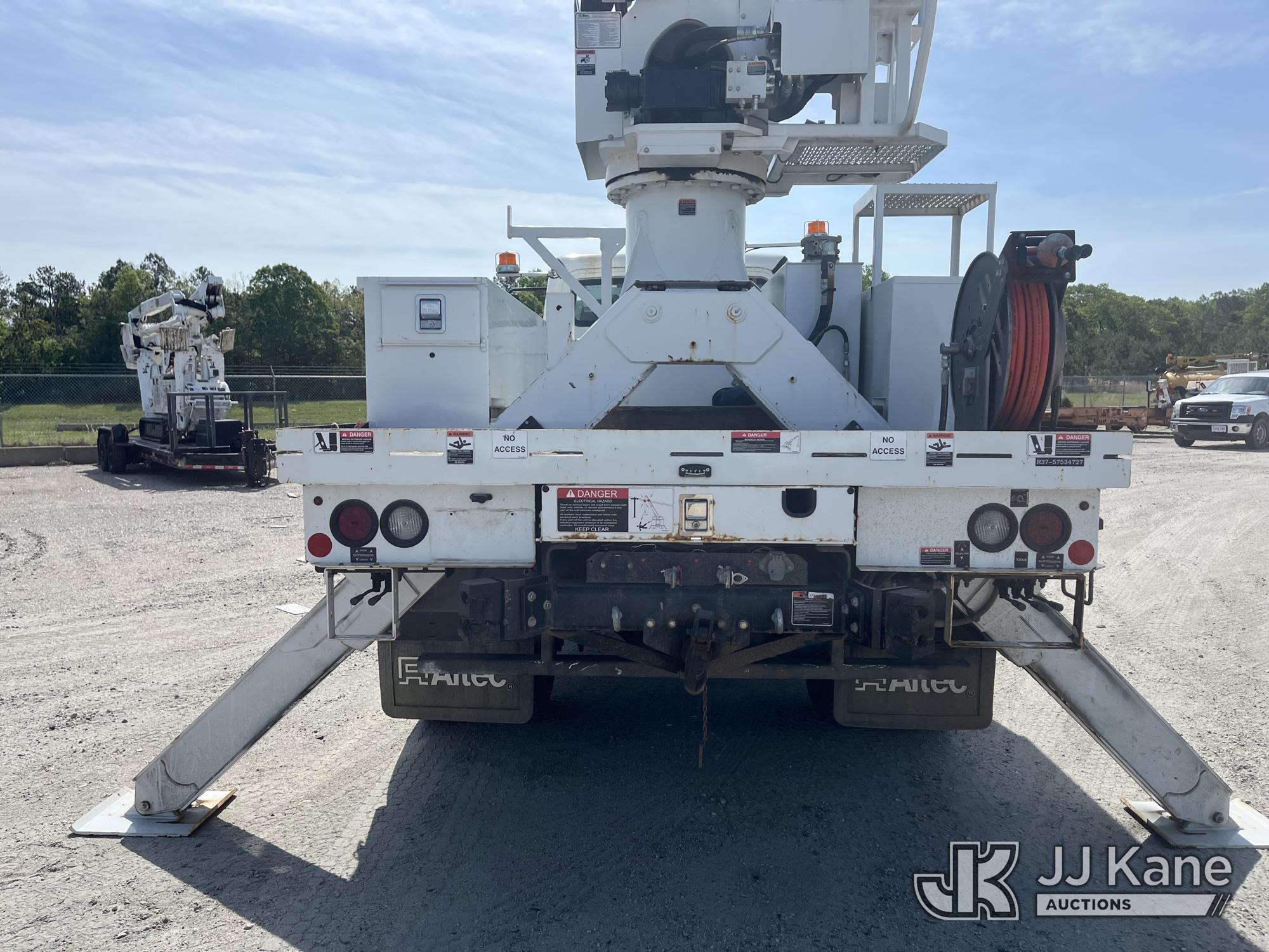 (Chester, VA) Altec DC47-TR, Digger Derrick rear mounted on 2020 Freightliner M2 Utility Truck Runs,