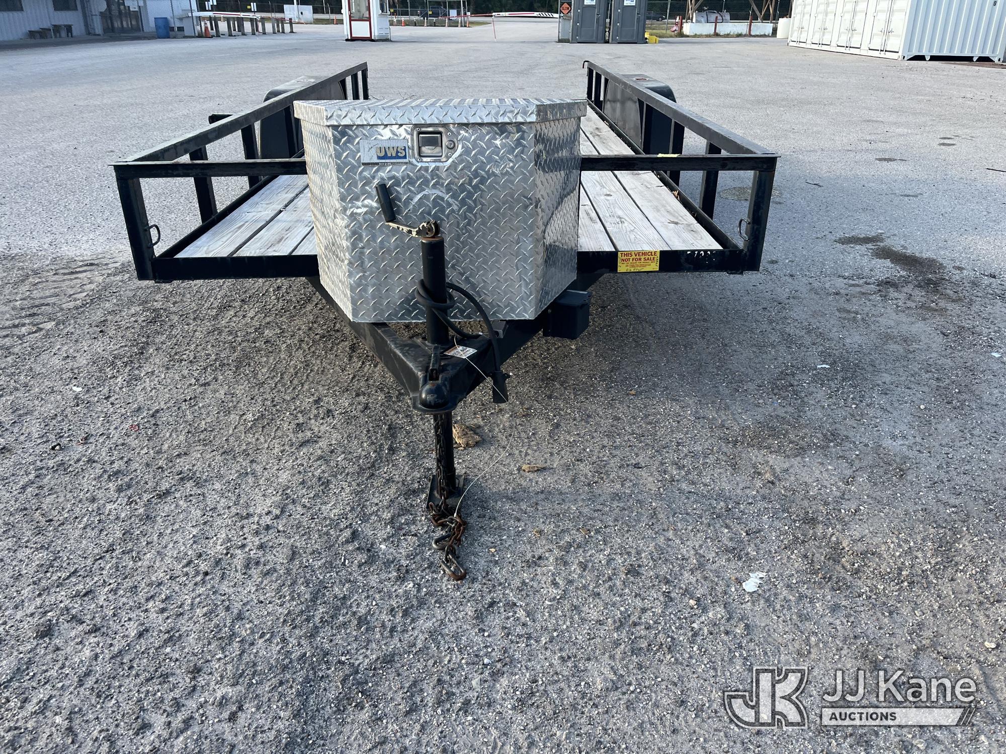 (Tampa, FL) 2014 Triple Crown T/A Tagalong Flatbed Trailer Manatee County BOCC Unit)(No Title - Regi