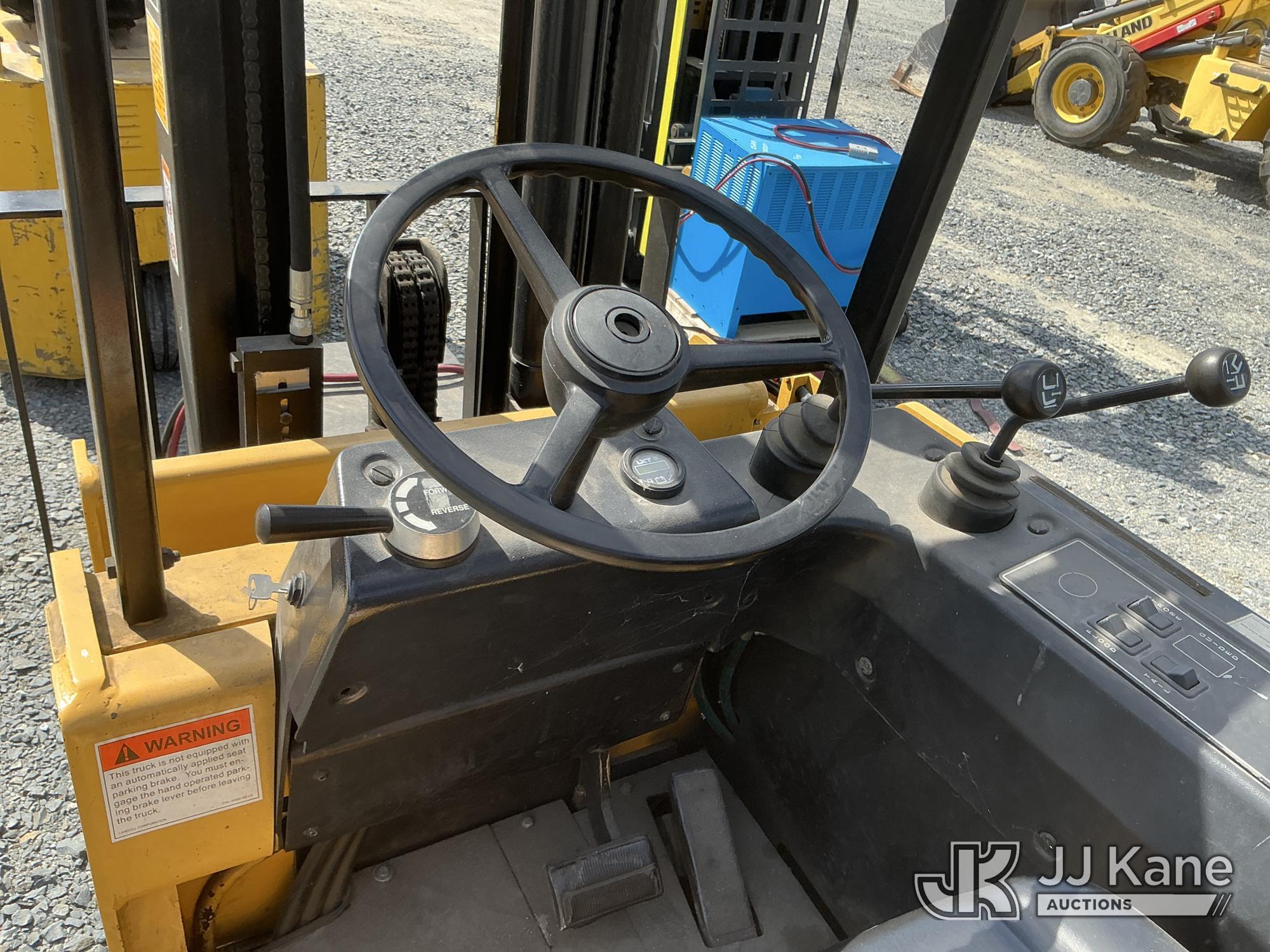 (China Grove, NC) 1995 Drexel SLT30, 3,000# Solid Tired Forklift Duke Unit) (Moves & Operates) (Hour
